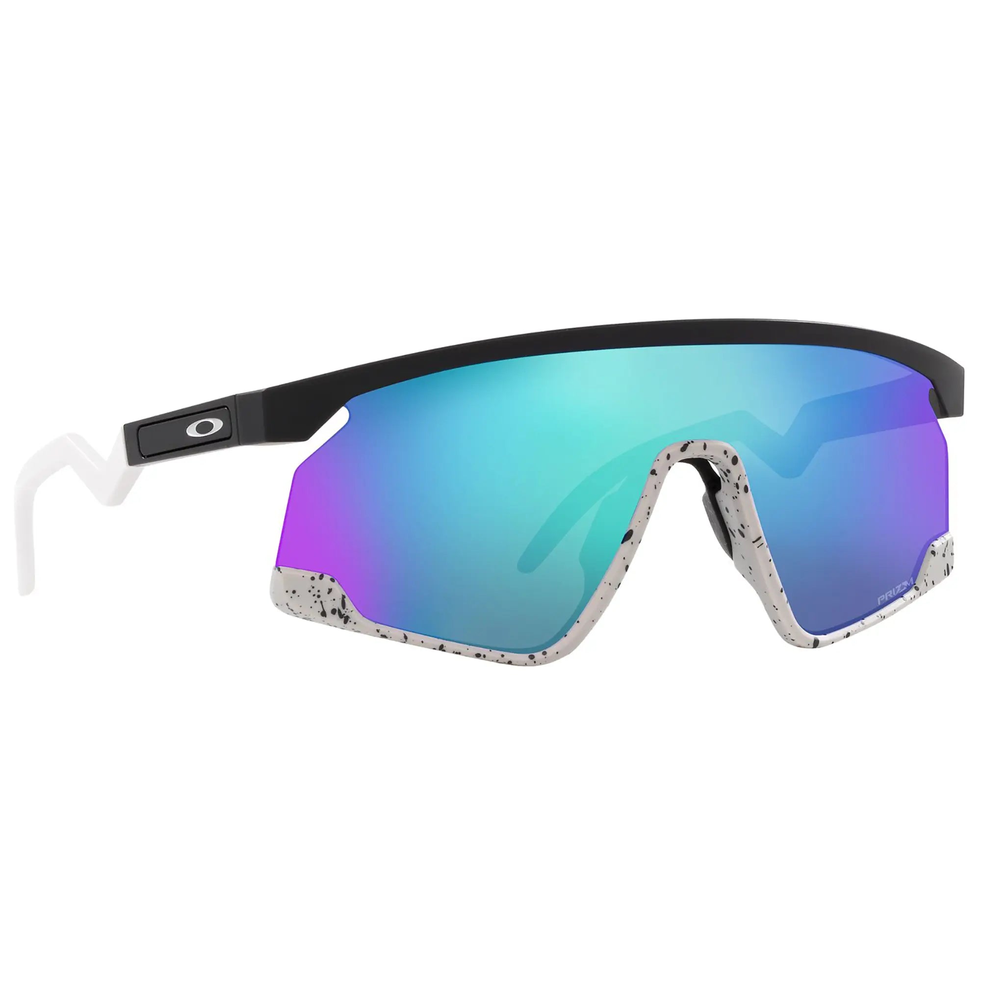 Oakley BXTR Sunglasses Matt Black / Prizm Sapphire Lens - FREE UK Shipping, FREE 365 Day Returns | Moto Central