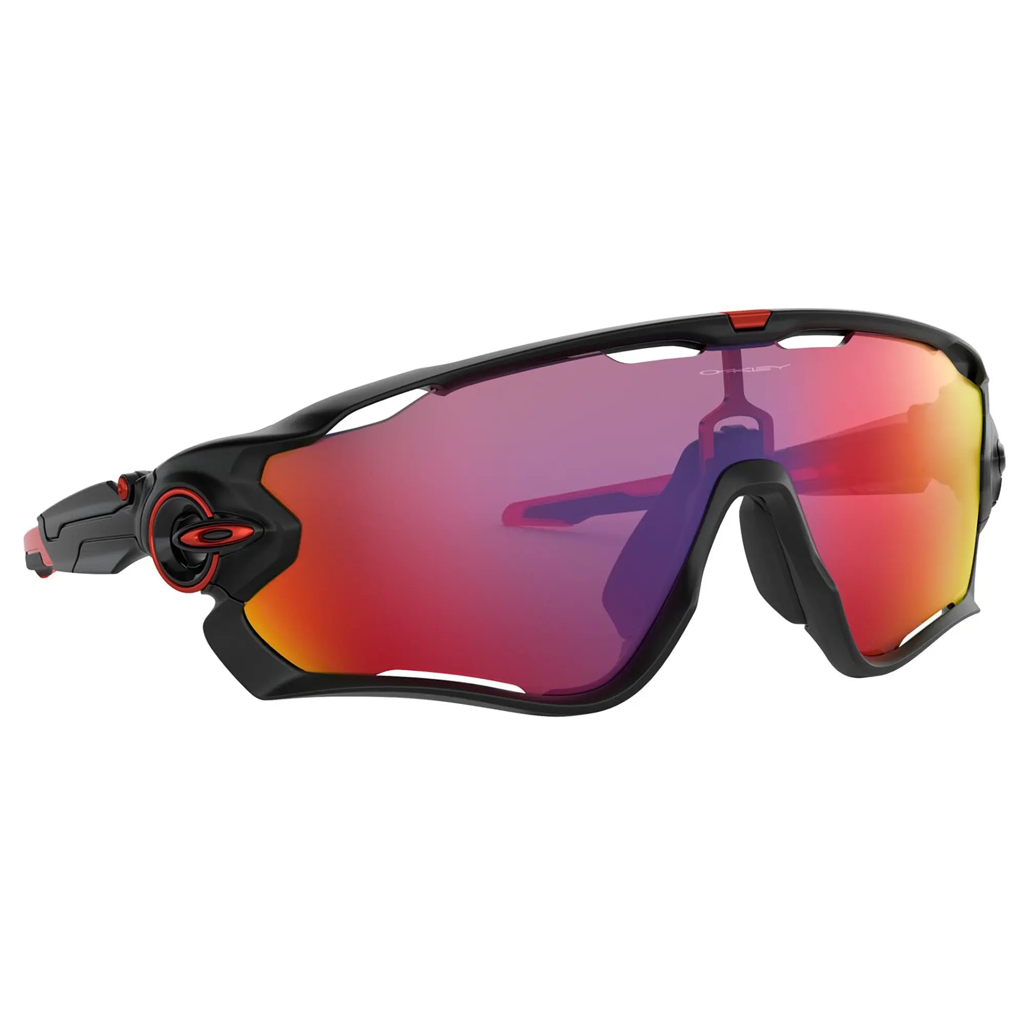 Oakley Jawbreaker Sunglasses Matt Black / Prizm Road Lens - FREE UK Shipping, FREE 365 Day Returns | Moto Central