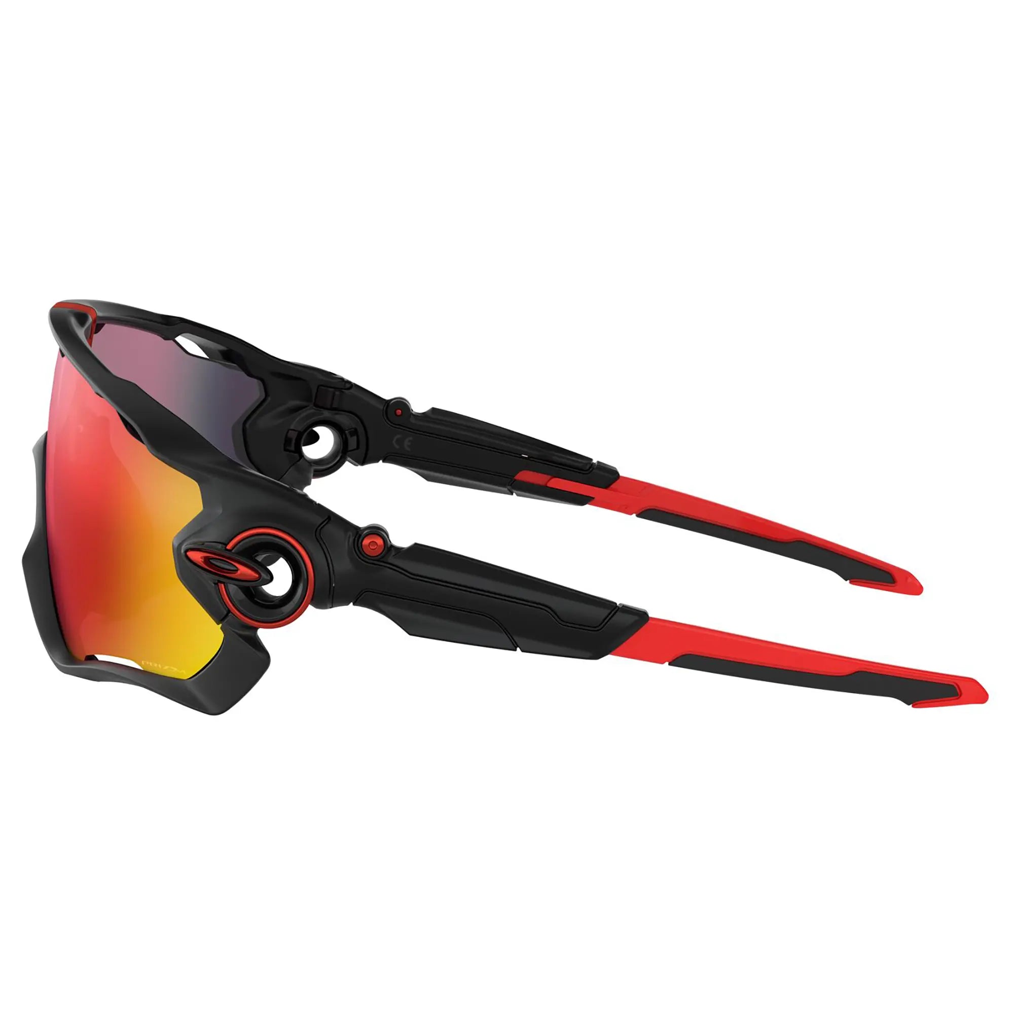 Oakley Jawbreaker Sunglasses Matt Black / Prizm Road Lens - FREE UK Shipping, FREE 365 Day Returns | Moto Central