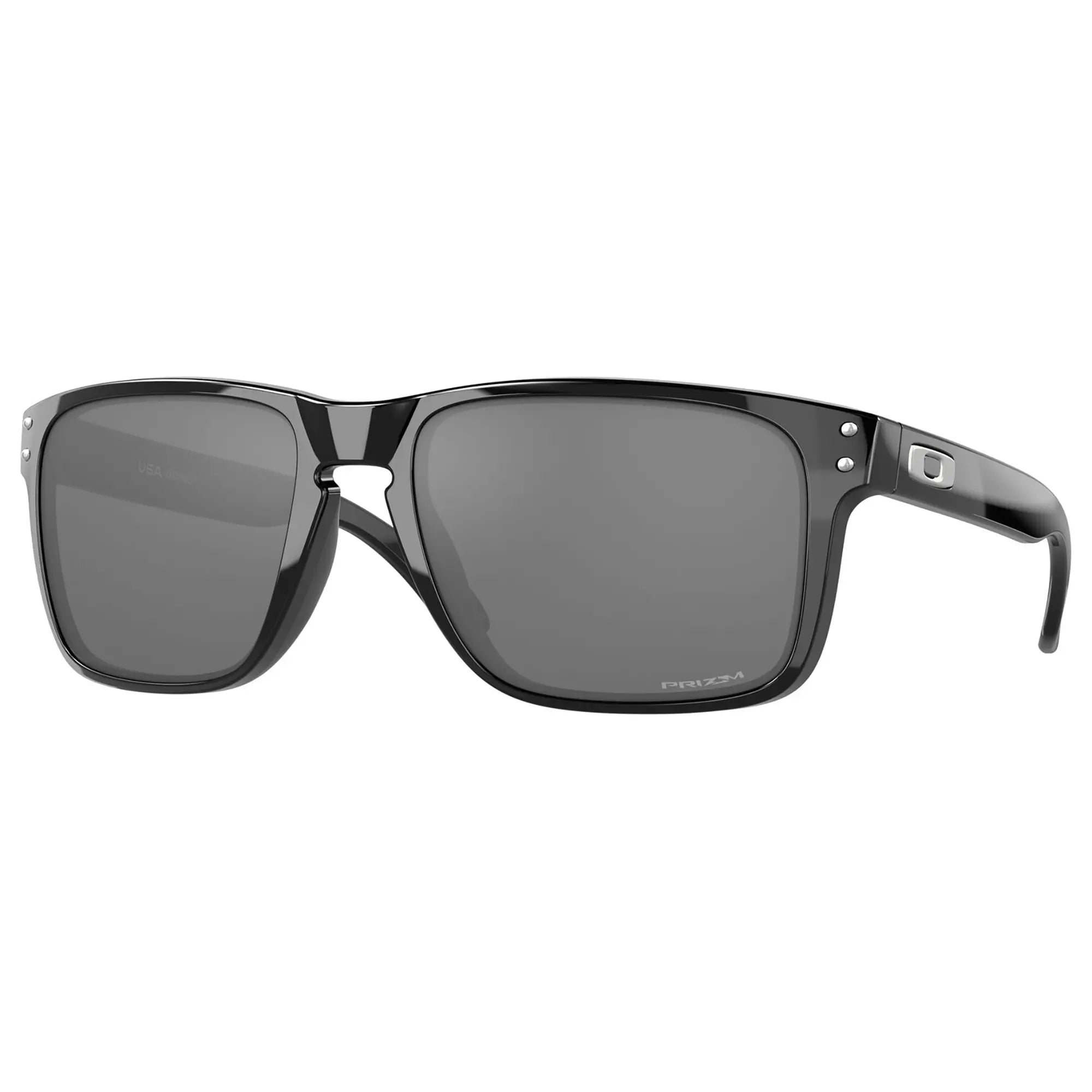 Oakley Holbrook XL Sunglasses Polished Black / Prizm Black Lens - FREE UK Shipping, FREE 365 Day Returns | Moto Central