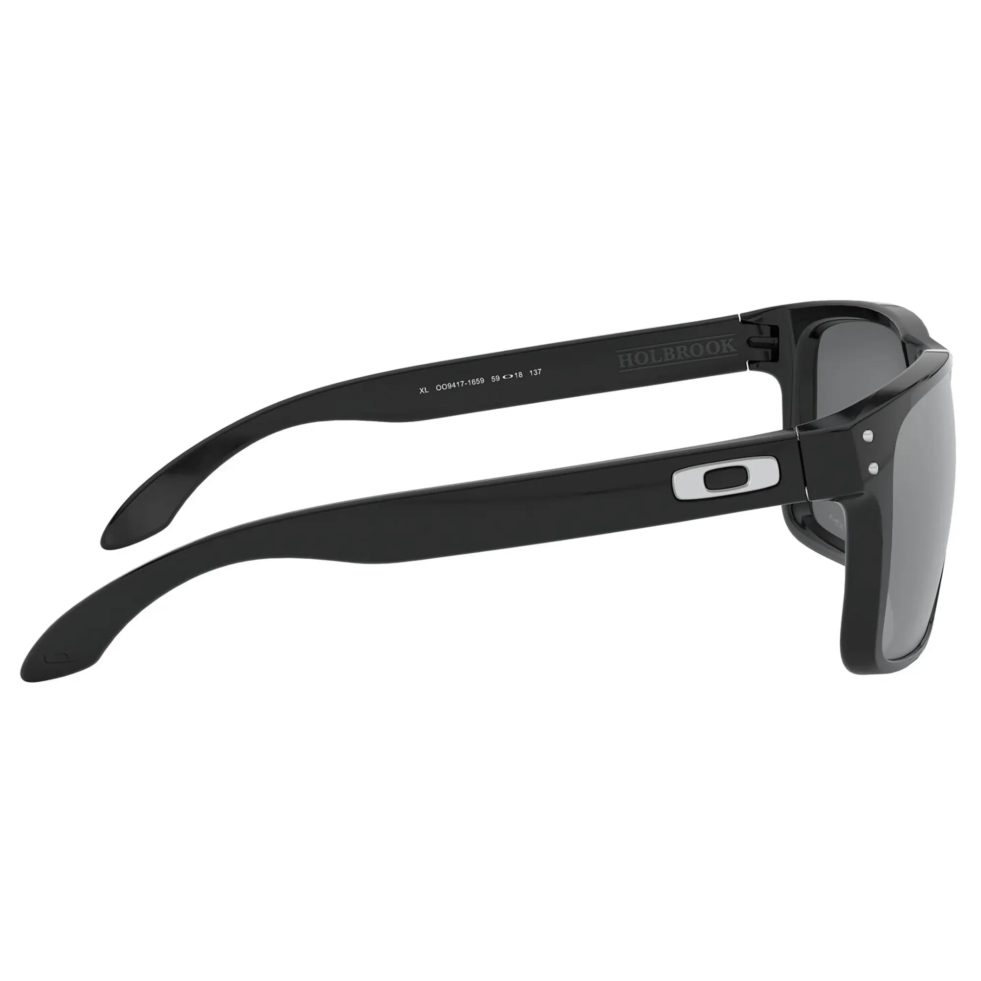 Oakley Holbrook XL Sunglasses Polished Black / Prizm Black Lens - FREE UK Shipping, FREE 365 Day Returns | Moto Central