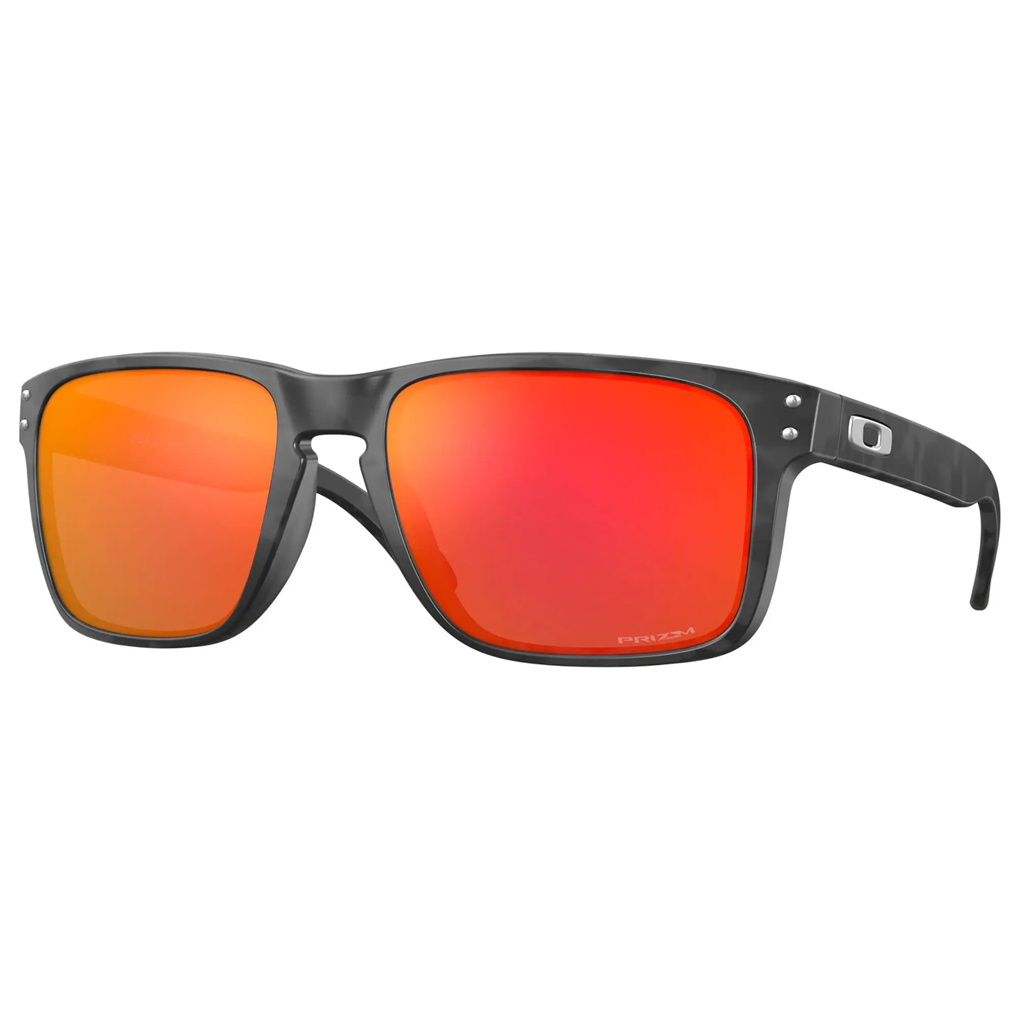 Oakley Holbrook XL Sunglasses Matt Black Camoflauge / Prizm Ruby Lens - FREE UK Shipping, FREE 365 Day Returns | Moto Central