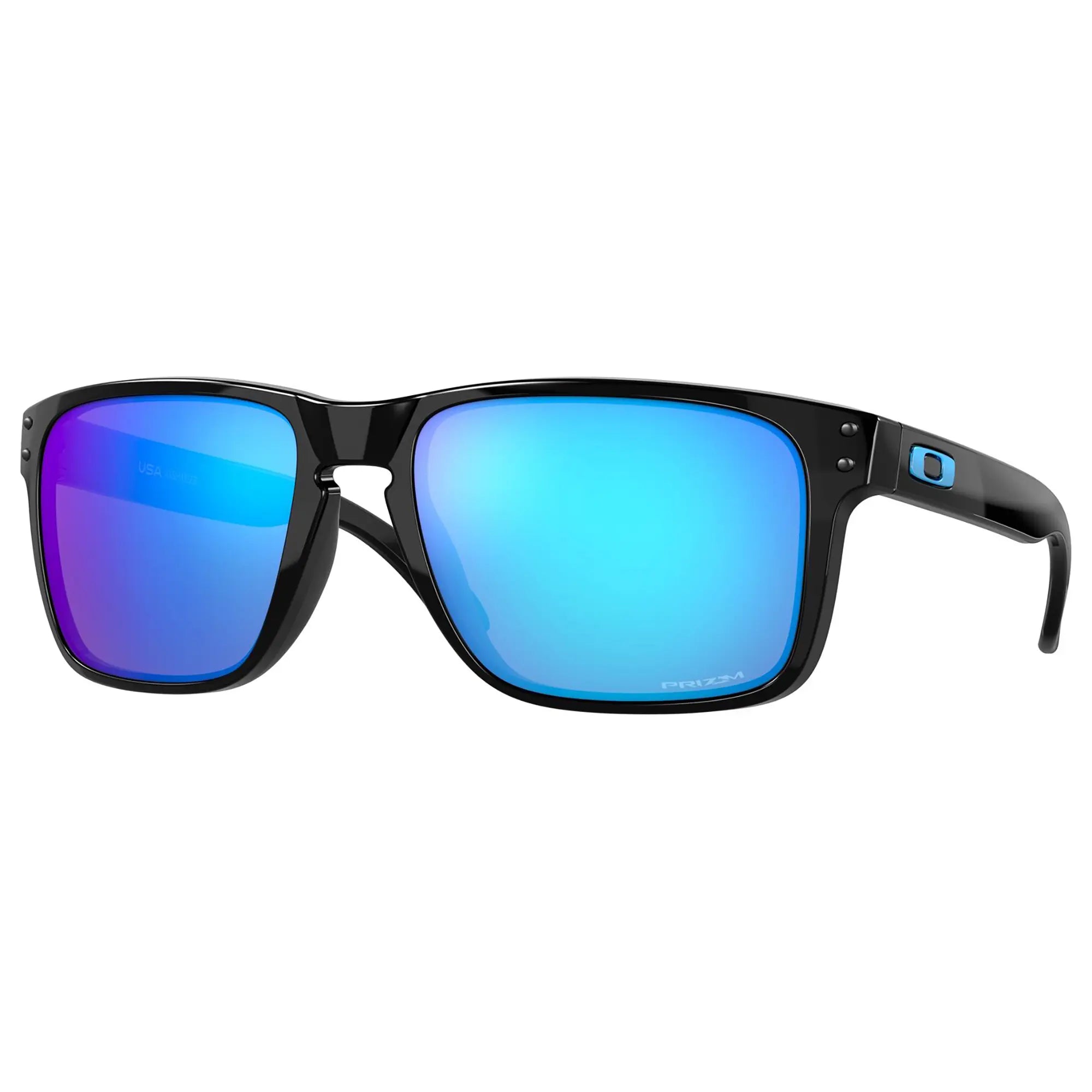 Oakley Holbrook XL Sunglasses Polished Black / Prizm Sapphire Lens - FREE UK Shipping, FREE 365 Day Returns | Moto Central