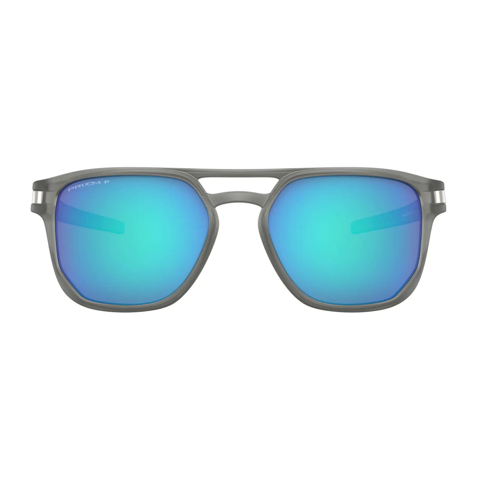 Oakley Latch Beta Sunglasses Matt Grey Ink / Prizm Sapphire Irdium Polarized - FREE UK Shipping, FREE 365 Day Returns | Moto Central
