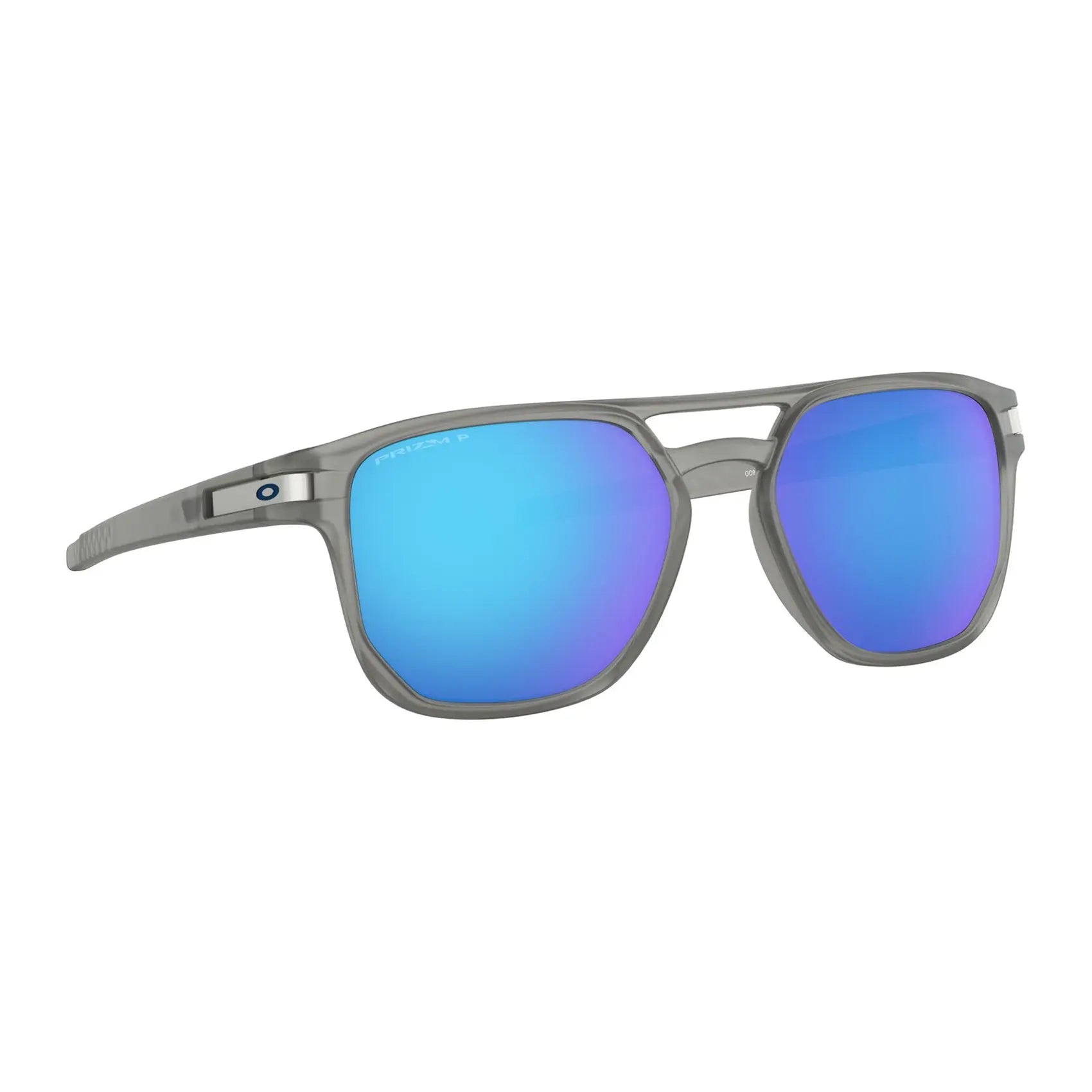 Oakley Latch Beta Sunglasses Matt Grey Ink / Prizm Sapphire Irdium Polarized - FREE UK Shipping, FREE 365 Day Returns | Moto Central