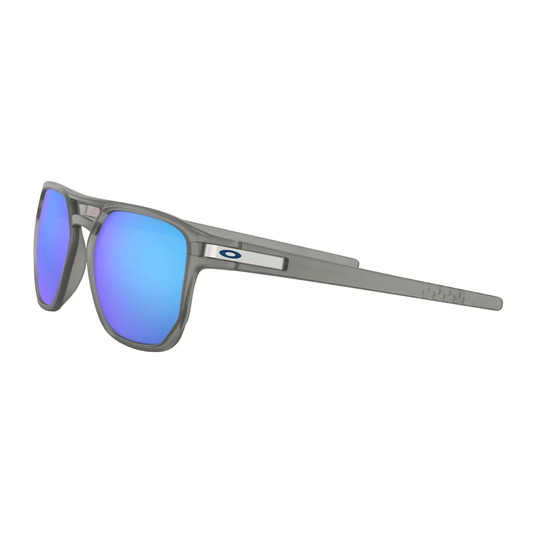 Oakley Latch Beta Sunglasses Matt Grey Ink / Prizm Sapphire Irdium Polarized - FREE UK Shipping, FREE 365 Day Returns | Moto Central