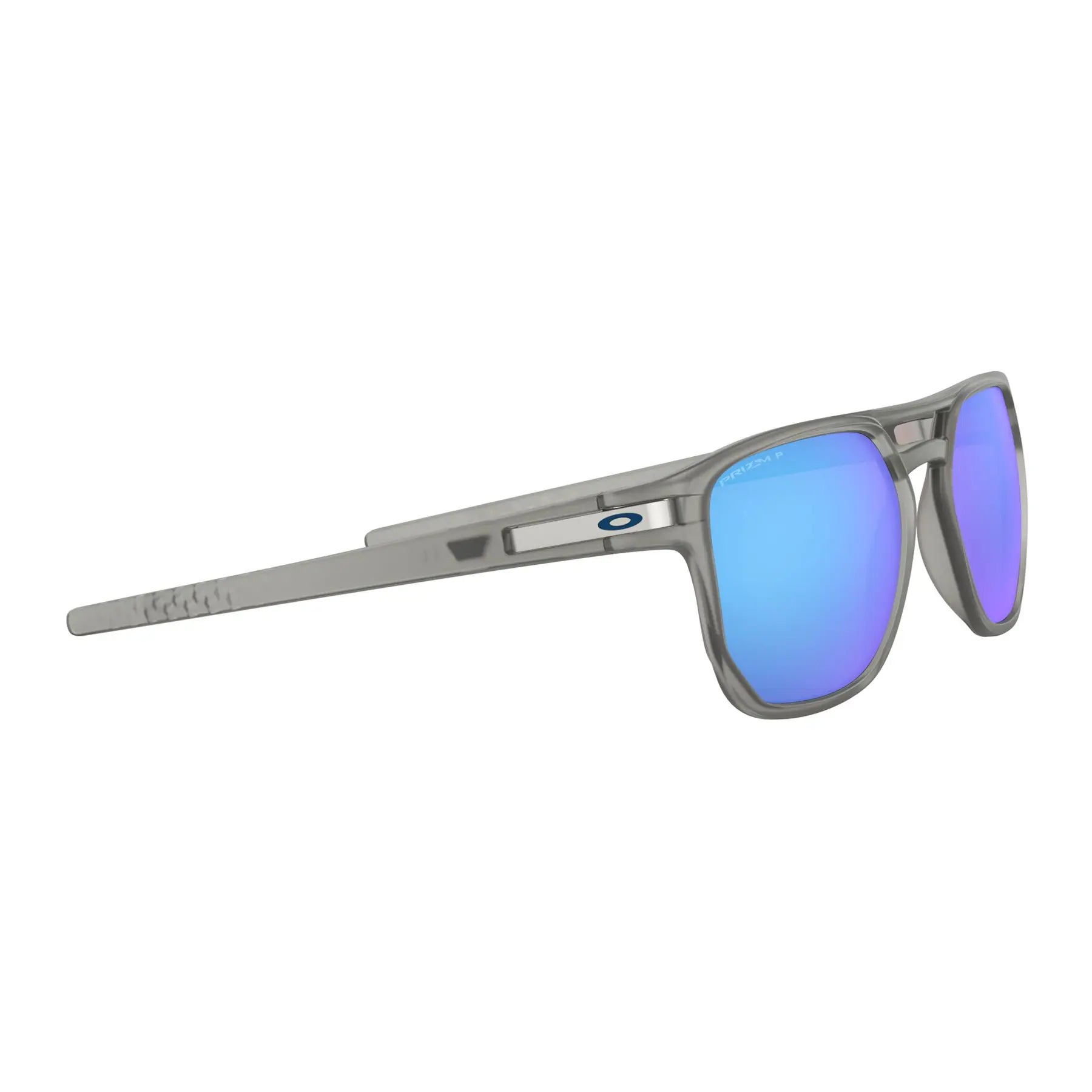 Oakley Latch Beta Sunglasses Matt Grey Ink / Prizm Sapphire Irdium Polarized - FREE UK Shipping, FREE 365 Day Returns | Moto Central