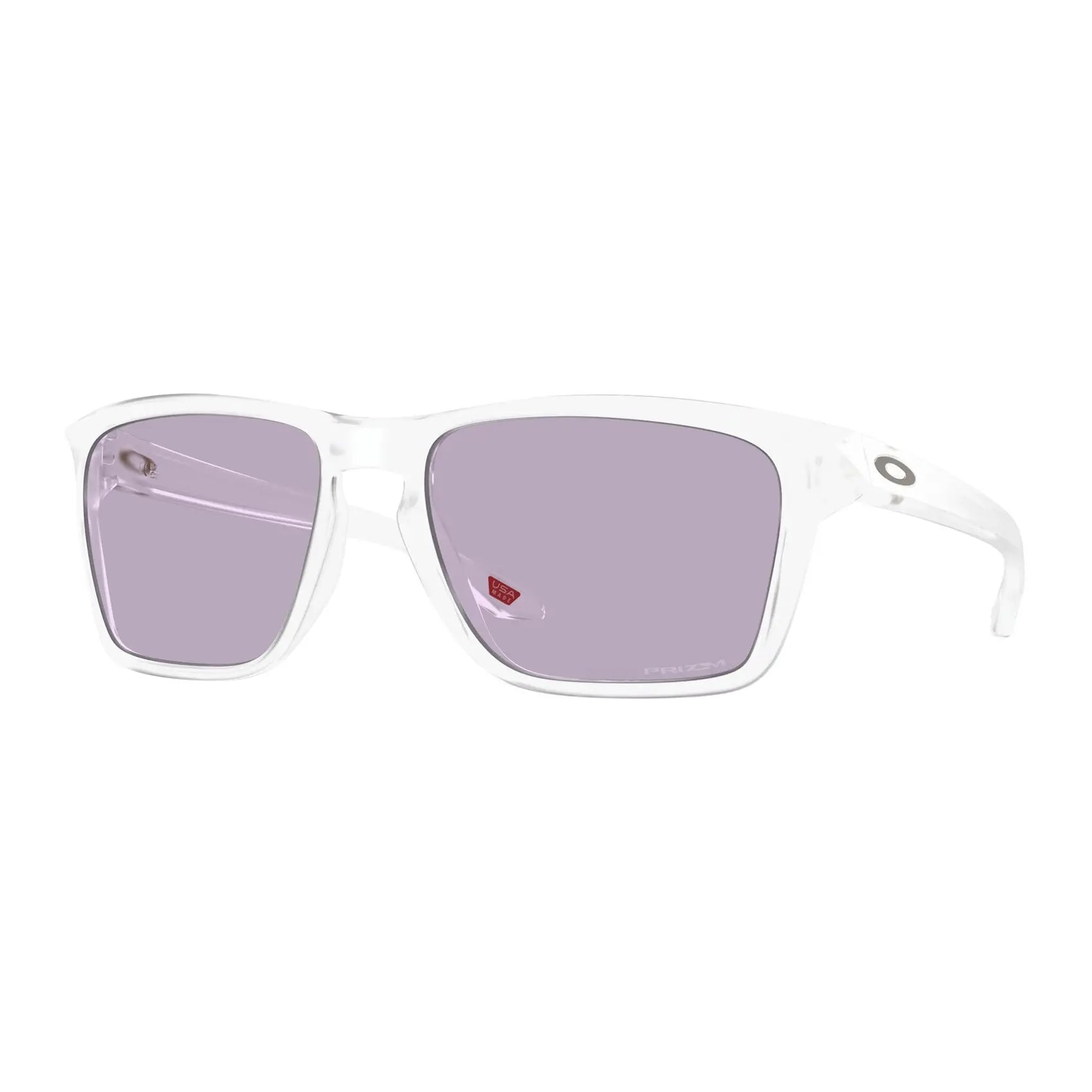 Oakley Sylas Sunglasses Matt Clear / Prizm Slate Lens - FREE UK Shipping, FREE 365 Day Returns | Moto Central