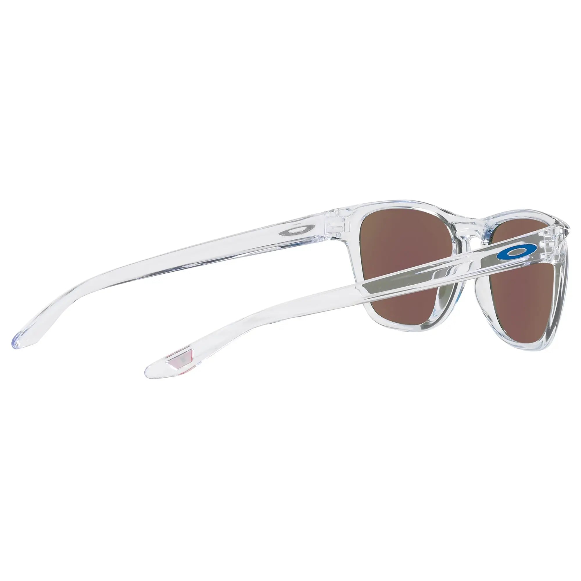 Oakley Manorburn Sunglasses Polished Clear / Prizm Sapphire Lens - FREE UK Shipping, FREE 365 Day Returns | Moto Central