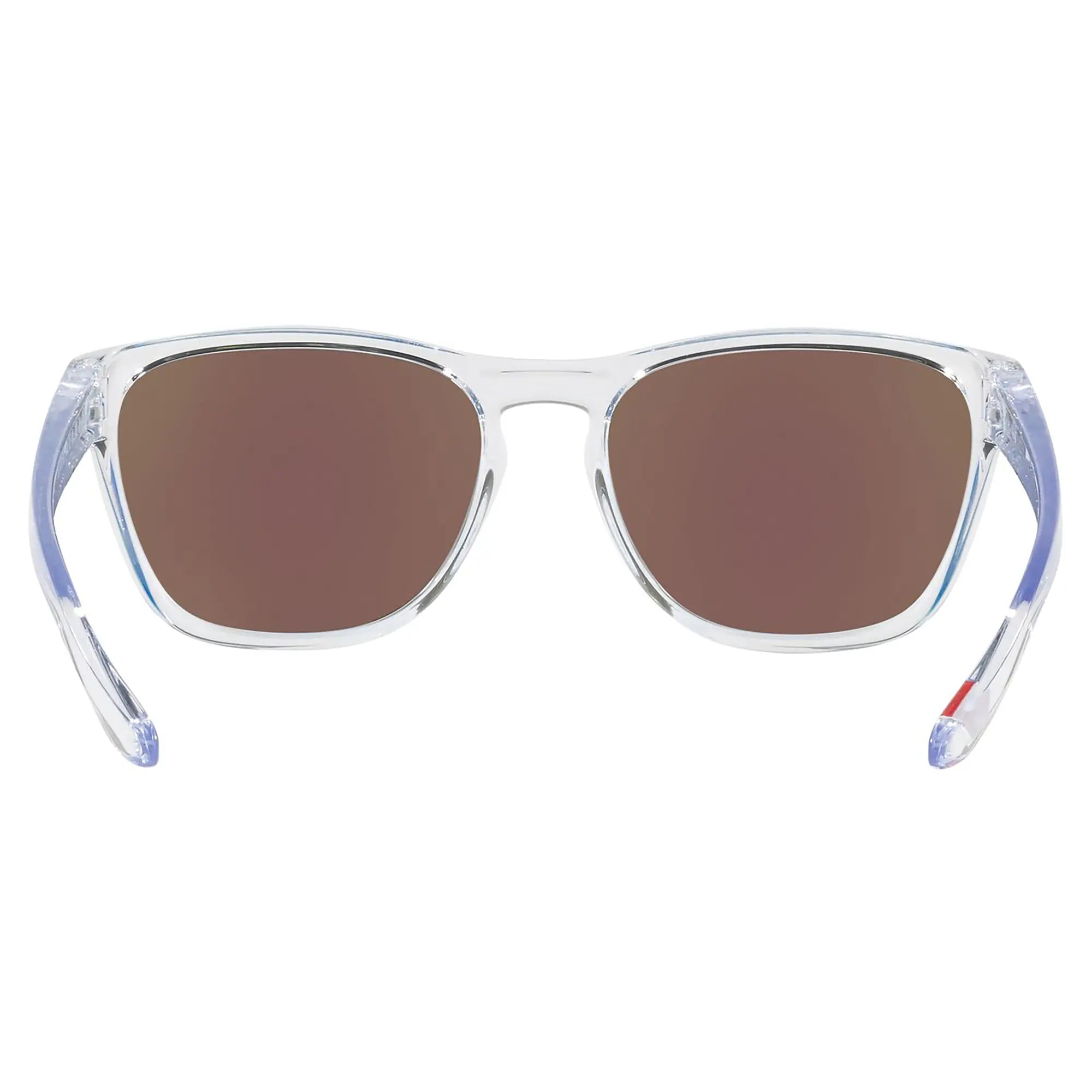 Oakley Manorburn Sunglasses Polished Clear / Prizm Sapphire Lens - FREE UK Shipping, FREE 365 Day Returns | Moto Central
