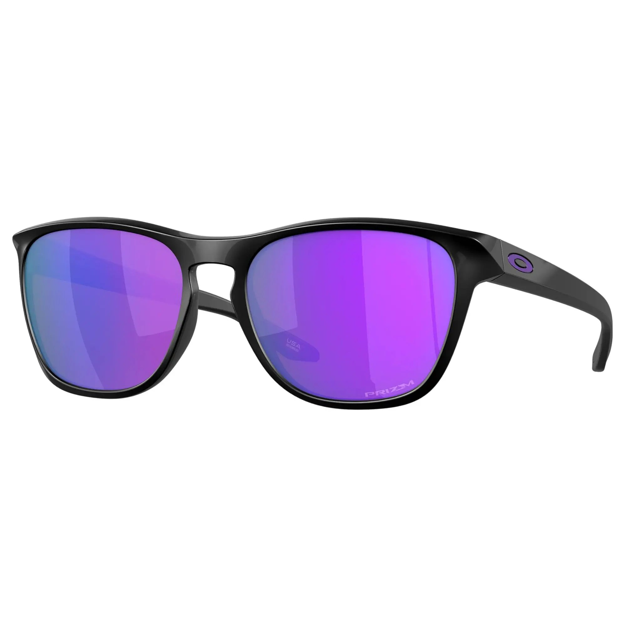 Oakley Manorburn Sunglasses Matt Black / Prizm Violet Lens - FREE UK Shipping, FREE 365 Day Returns | Moto Central
