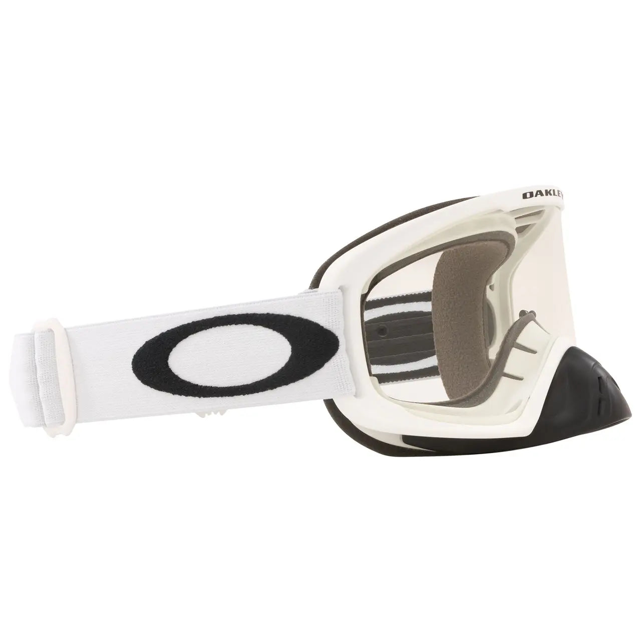 Oakley O Frame 2.0 Pro MX Goggles Matt White / Clear - FREE UK Shipping, FREE 365 Day Returns | Moto Central