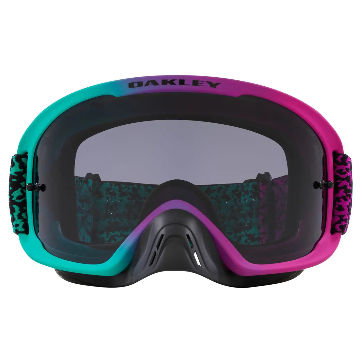 Oakley O Frame 2.0 Pro Celeste Purple Viper MX Goggles Dark Grey - FREE UK Shipping, FREE 365 Day Returns | Moto Central
