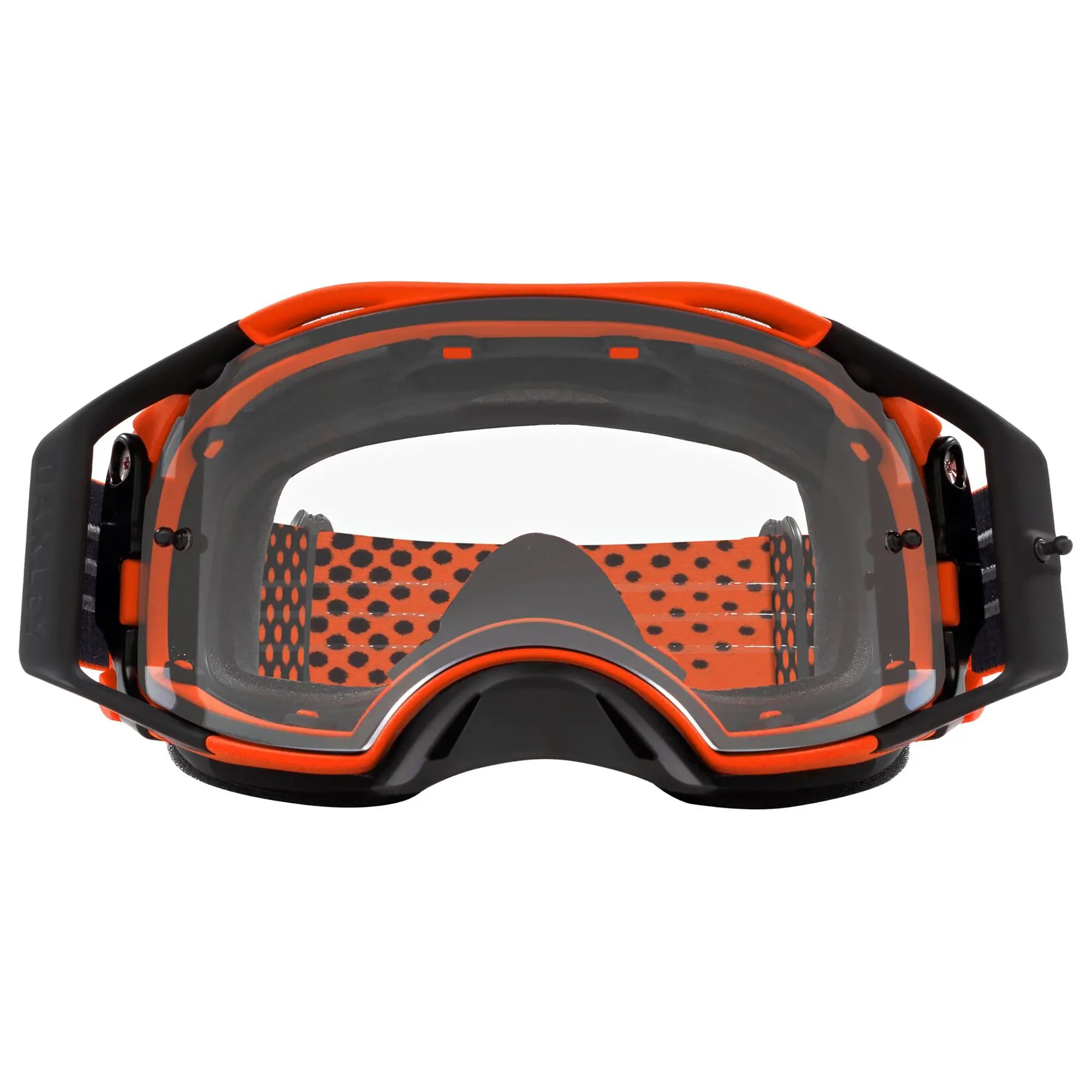 Oakley Airbrake Moto B1B MX Goggles Orange / Clear - FREE UK Shipping, FREE 365 Day Returns | Moto Central