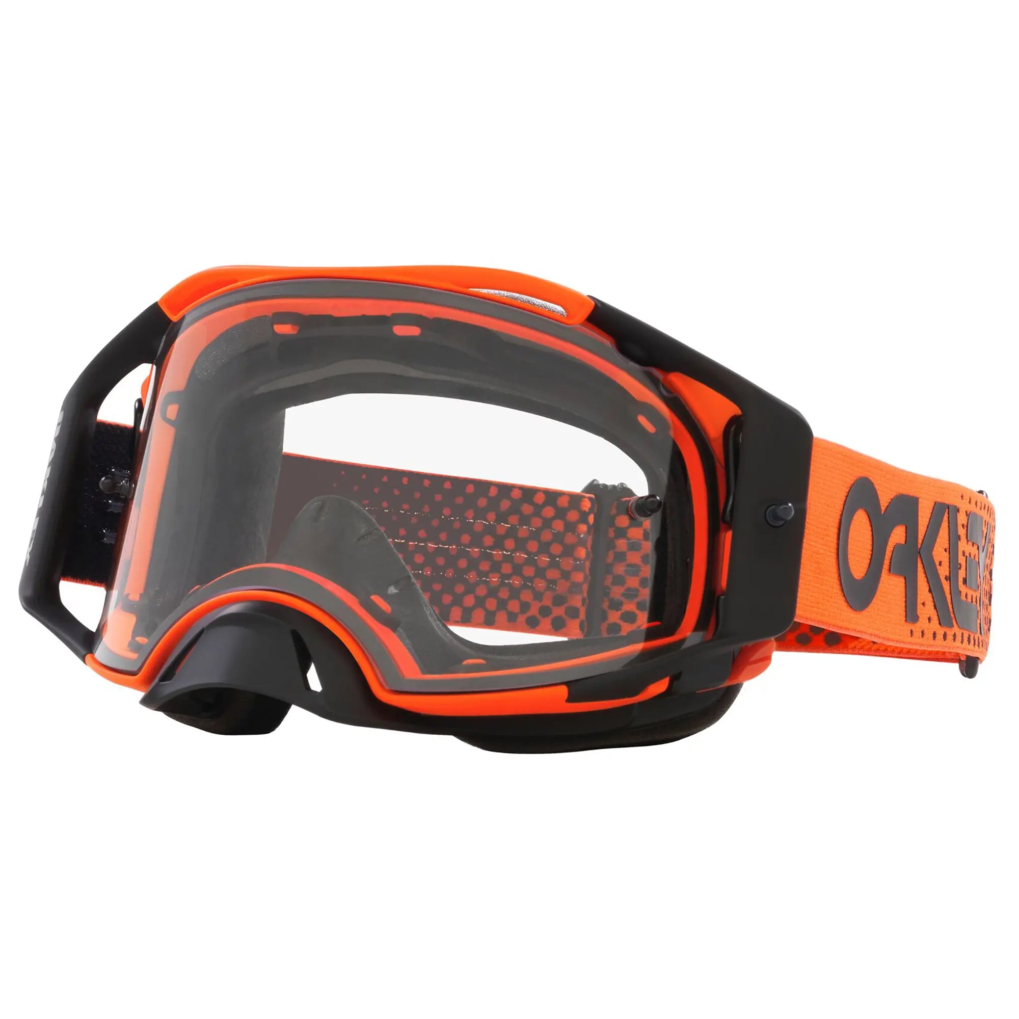 Oakley Airbrake Moto B1B MX Goggles Orange / Clear - FREE UK Shipping, FREE 365 Day Returns | Moto Central