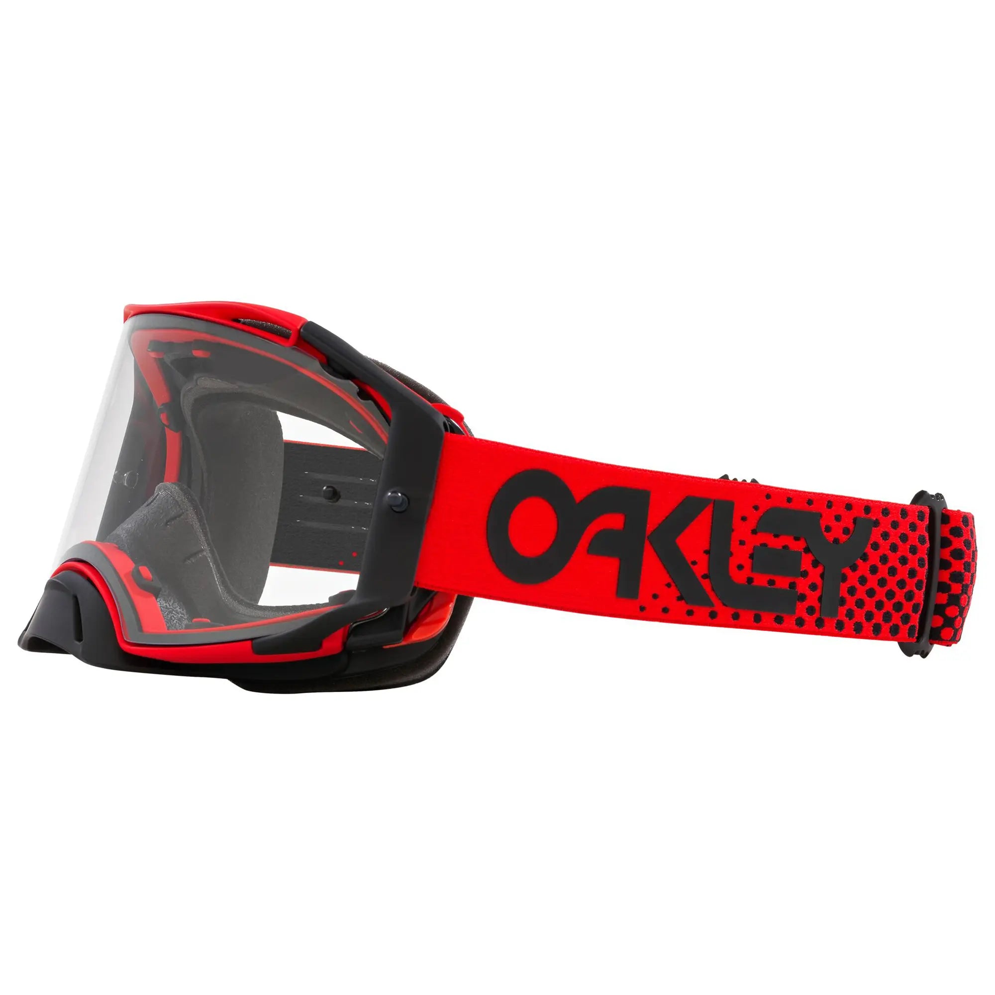 Oakley Airbrake Moto B1B MX Goggles Red / Clear - FREE UK Shipping, FREE 365 Day Returns | Moto Central