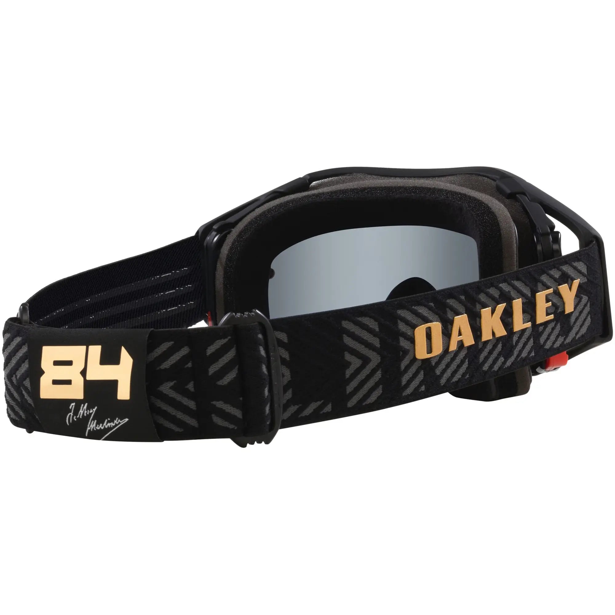 Oakley Airbrake Herlings Signature MX Goggles 24k Gold Iridium - FREE UK Shipping, FREE 365 Day Returns | Moto Central