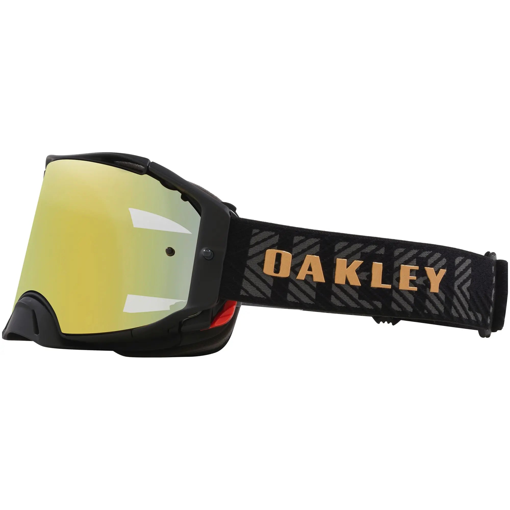 Oakley Airbrake Herlings Signature MX Goggles 24k Gold Iridium - FREE UK Shipping, FREE 365 Day Returns | Moto Central