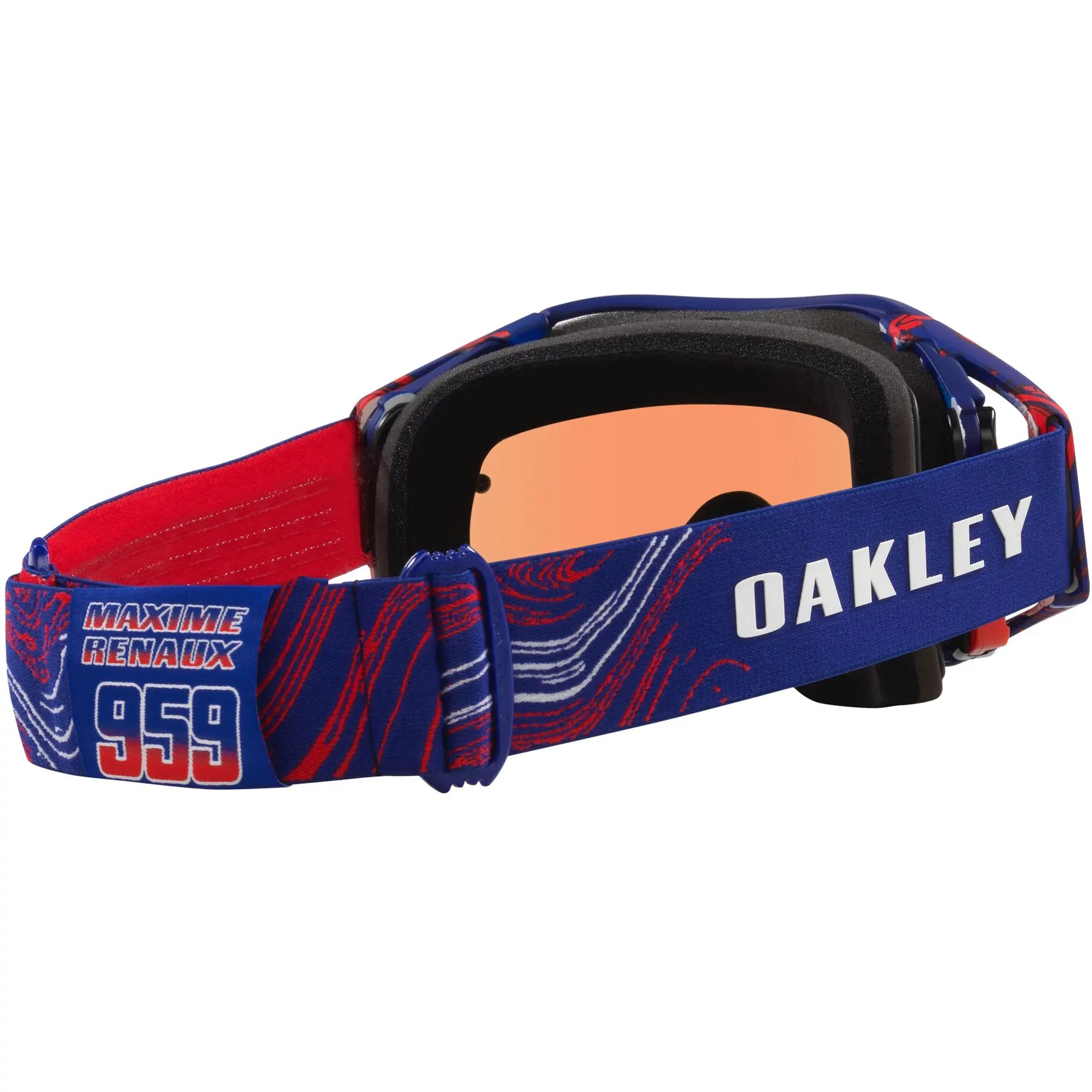 Oakley Airbrake Renaux Signature MX Goggles Torch Prizm - FREE UK Shipping, FREE 365 Day Returns | Moto Central