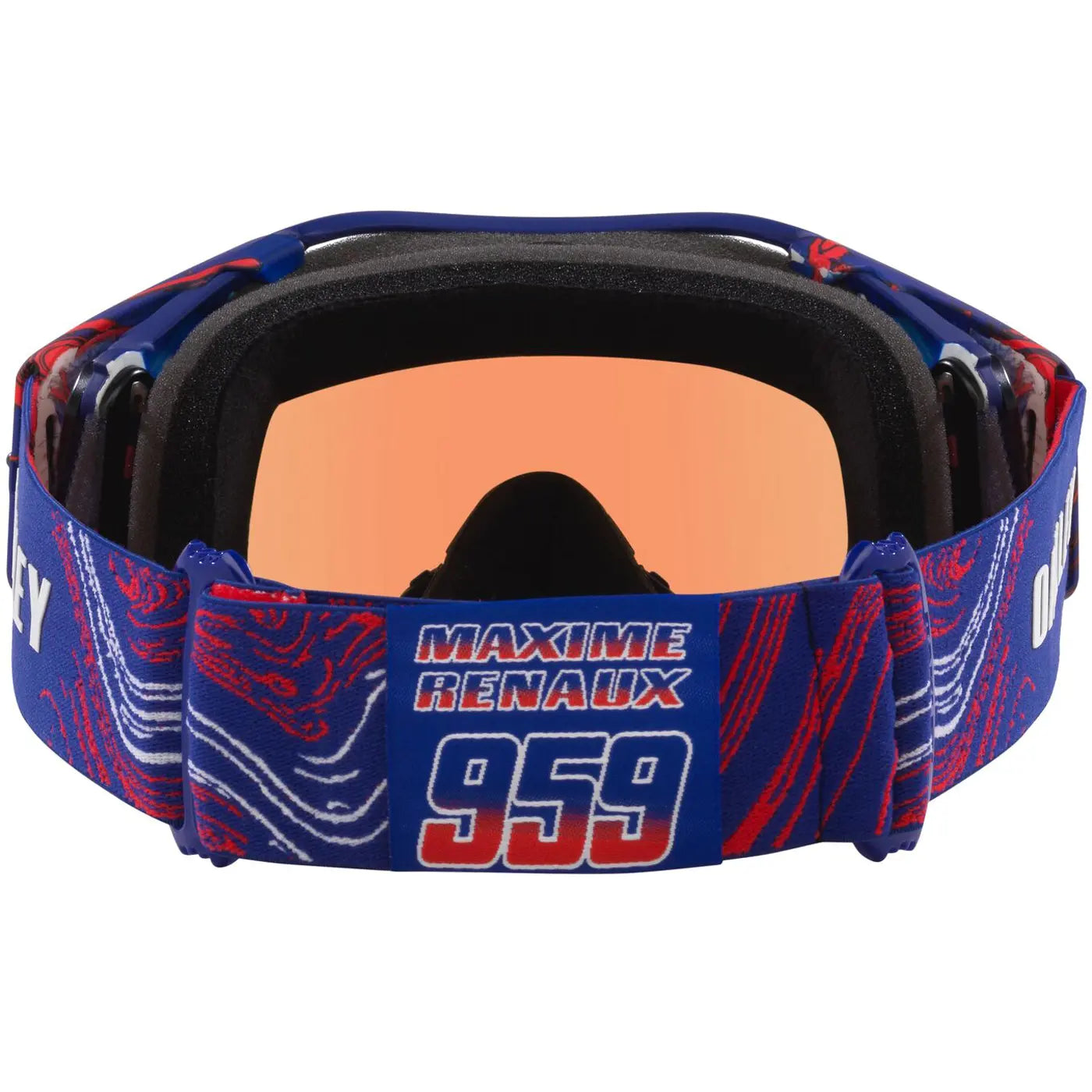 Oakley Airbrake Renaux Signature MX Goggles Torch Prizm - FREE UK Shipping, FREE 365 Day Returns | Moto Central