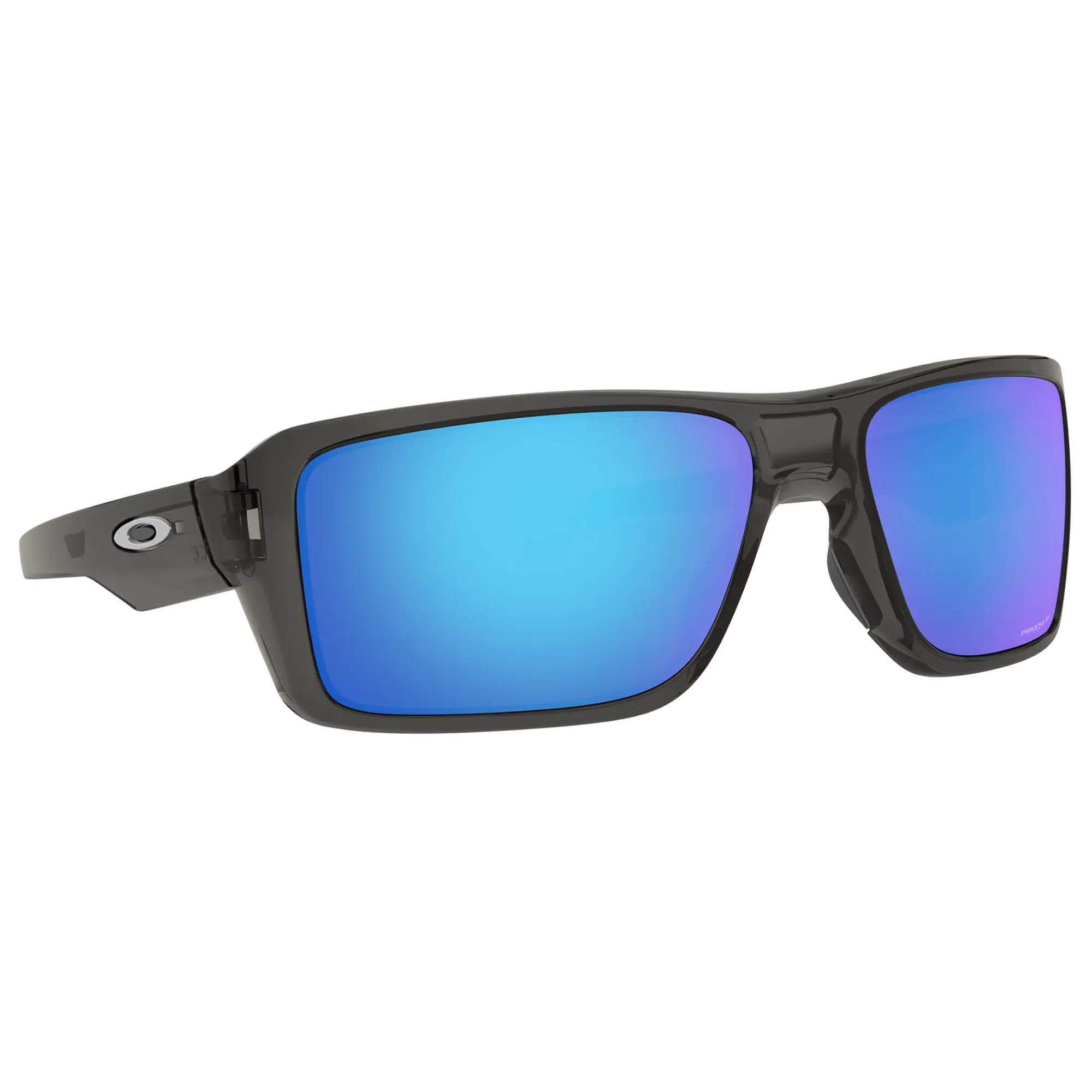 Oakley Double Edge Sunglasses Grey Smoke / Prizm Sapphire Iridium Polar Lens - FREE UK Shipping, FREE 365 Day Returns | Moto Central