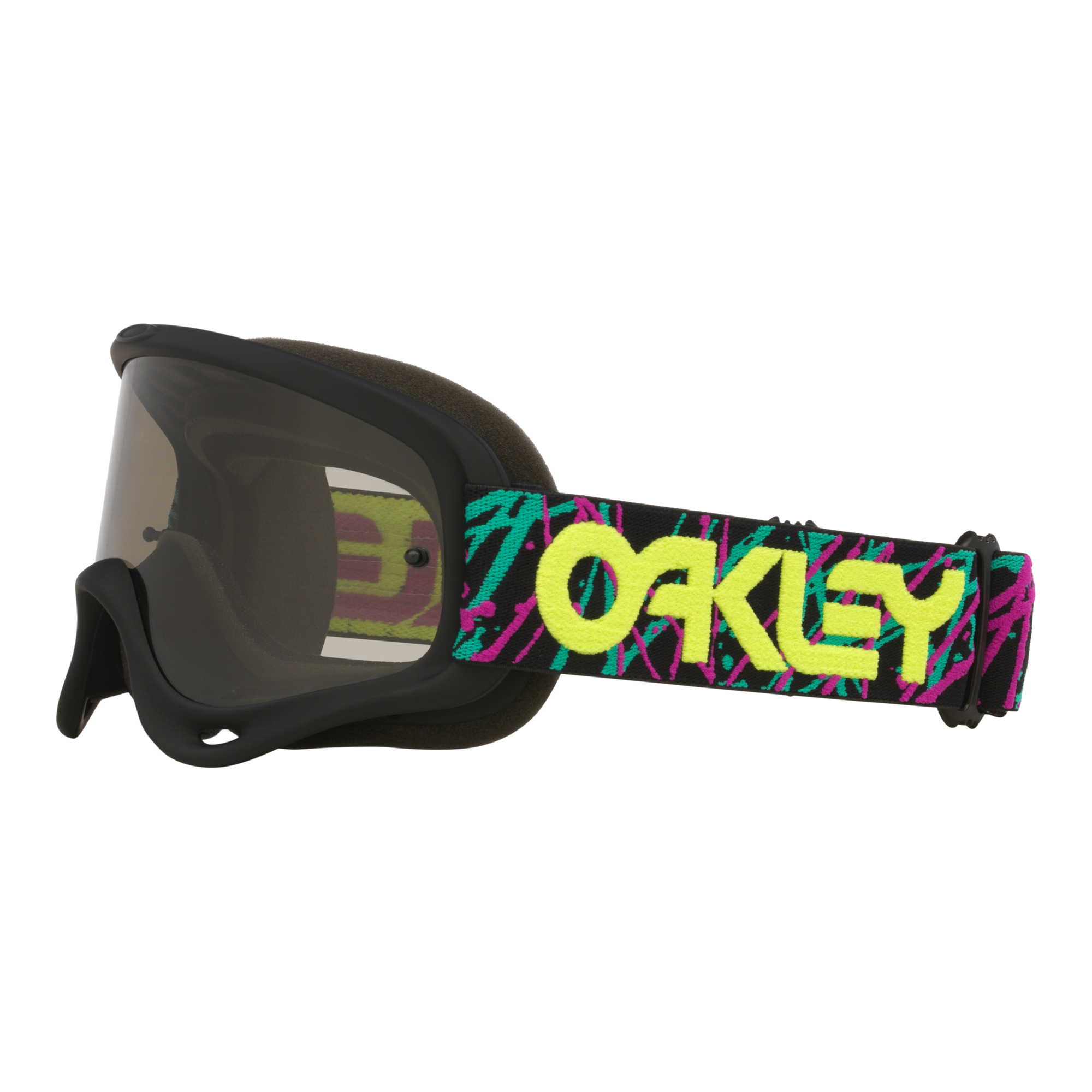 Oakley O Frame Jaxon Black MX Goggles Light Grey - FREE UK Shipping, FREE 365 Day Returns | Moto Central