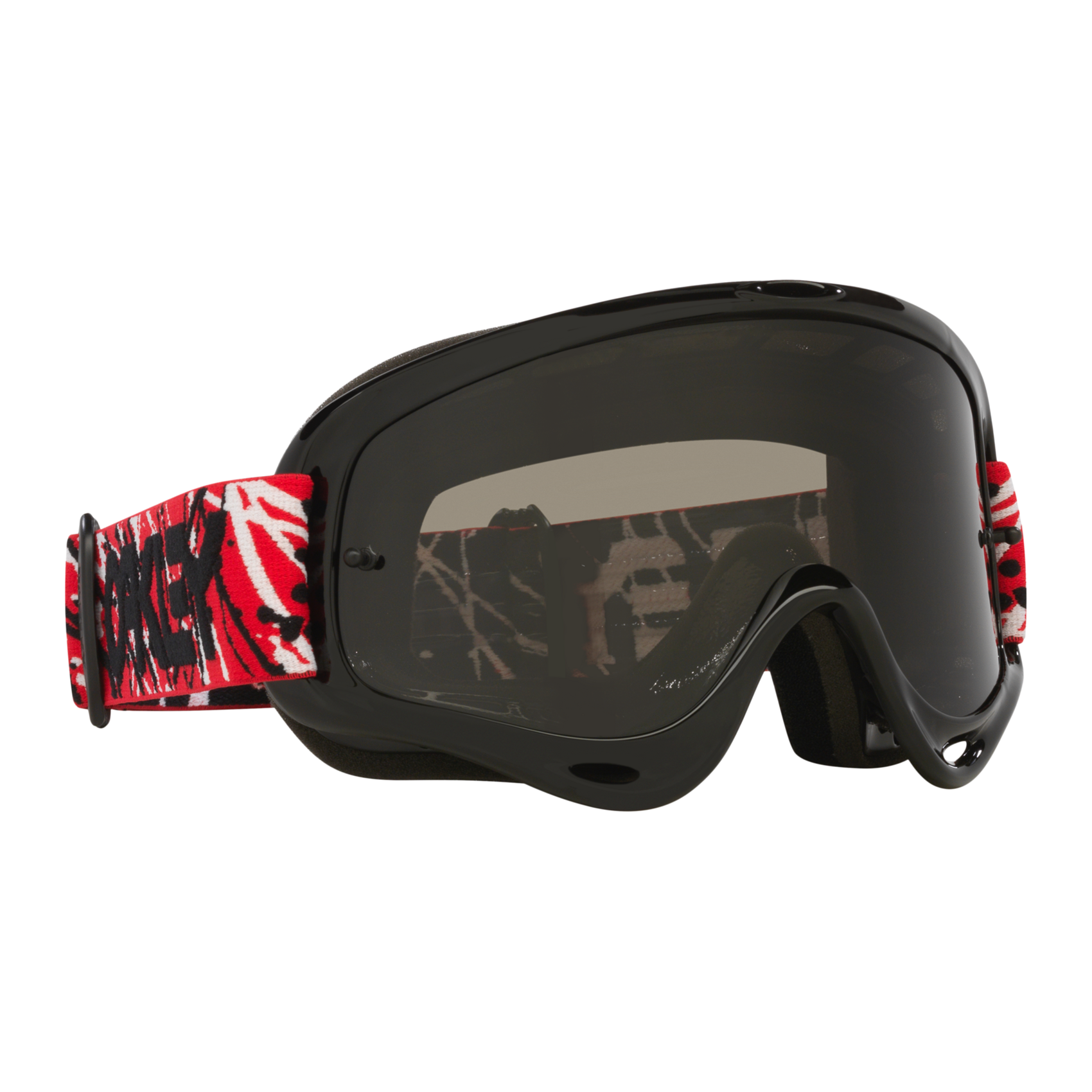 Oakley O Frame Red Eddie MX Goggles Dark Grey - FREE UK Shipping, FREE 365 Day Returns | Moto Central