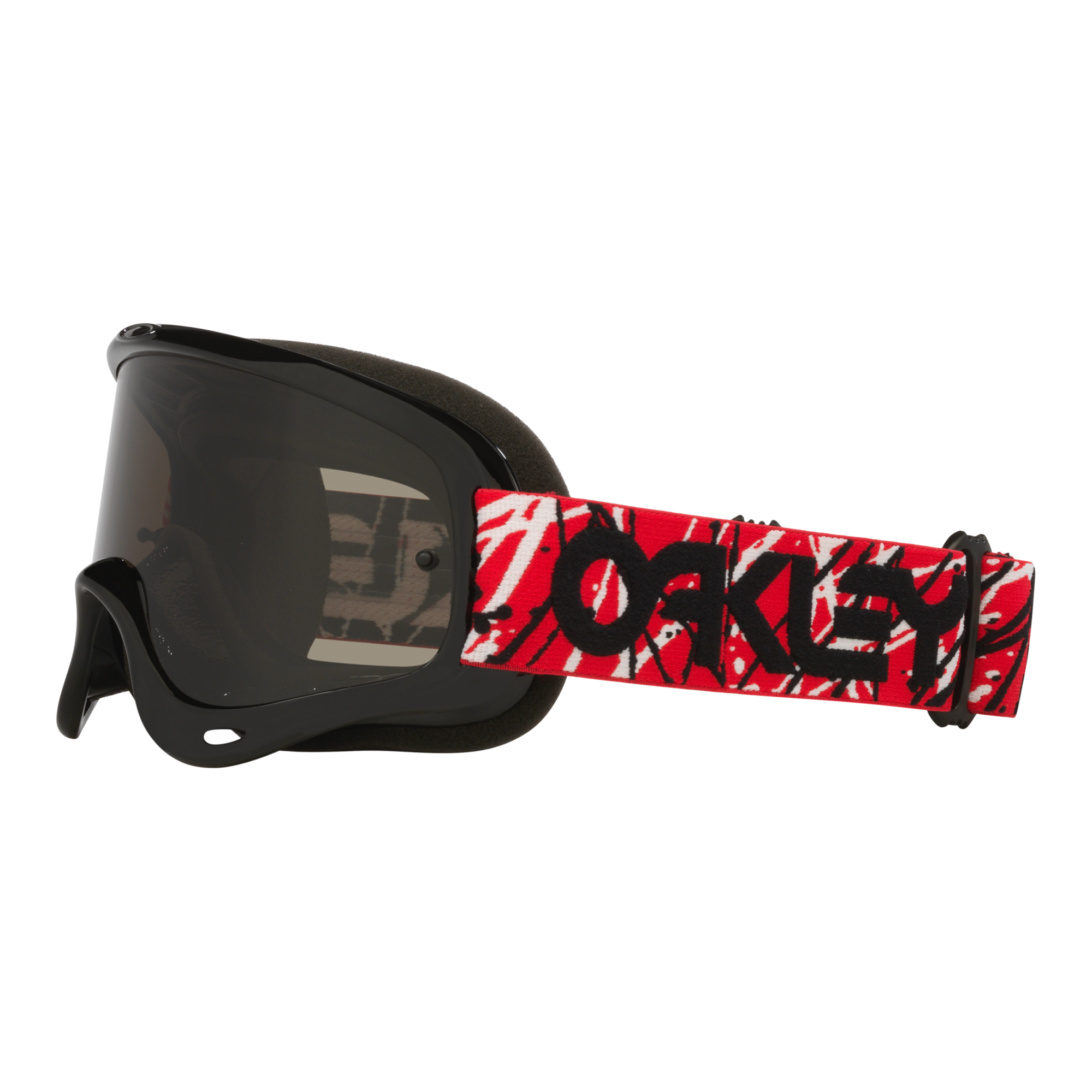 Oakley O Frame Red Eddie MX Goggles Dark Grey - FREE UK Shipping, FREE 365 Day Returns | Moto Central