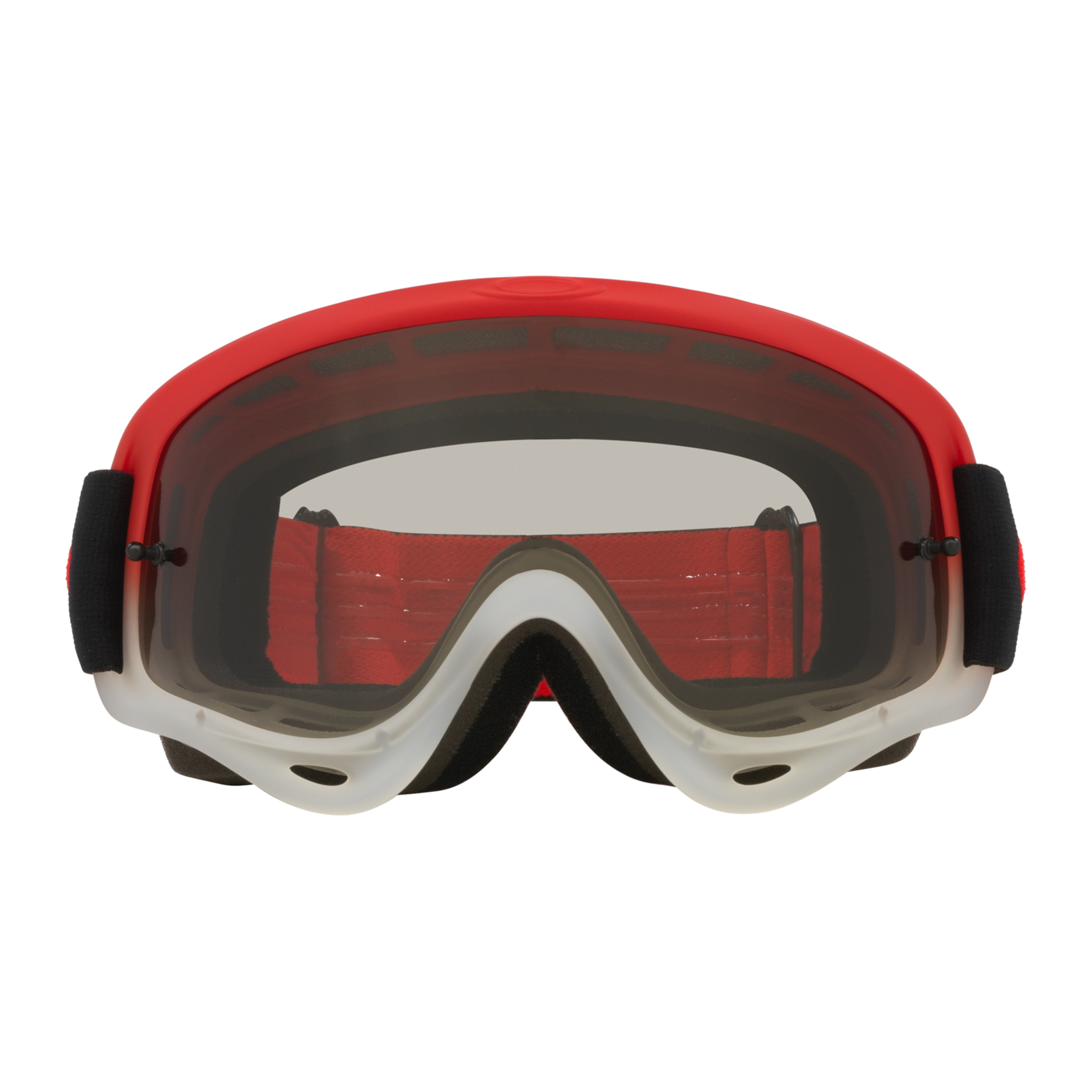 Oakley O Frame Team Red MX Goggles Light Grey - FREE UK Shipping, FREE 365 Day Returns | Moto Central