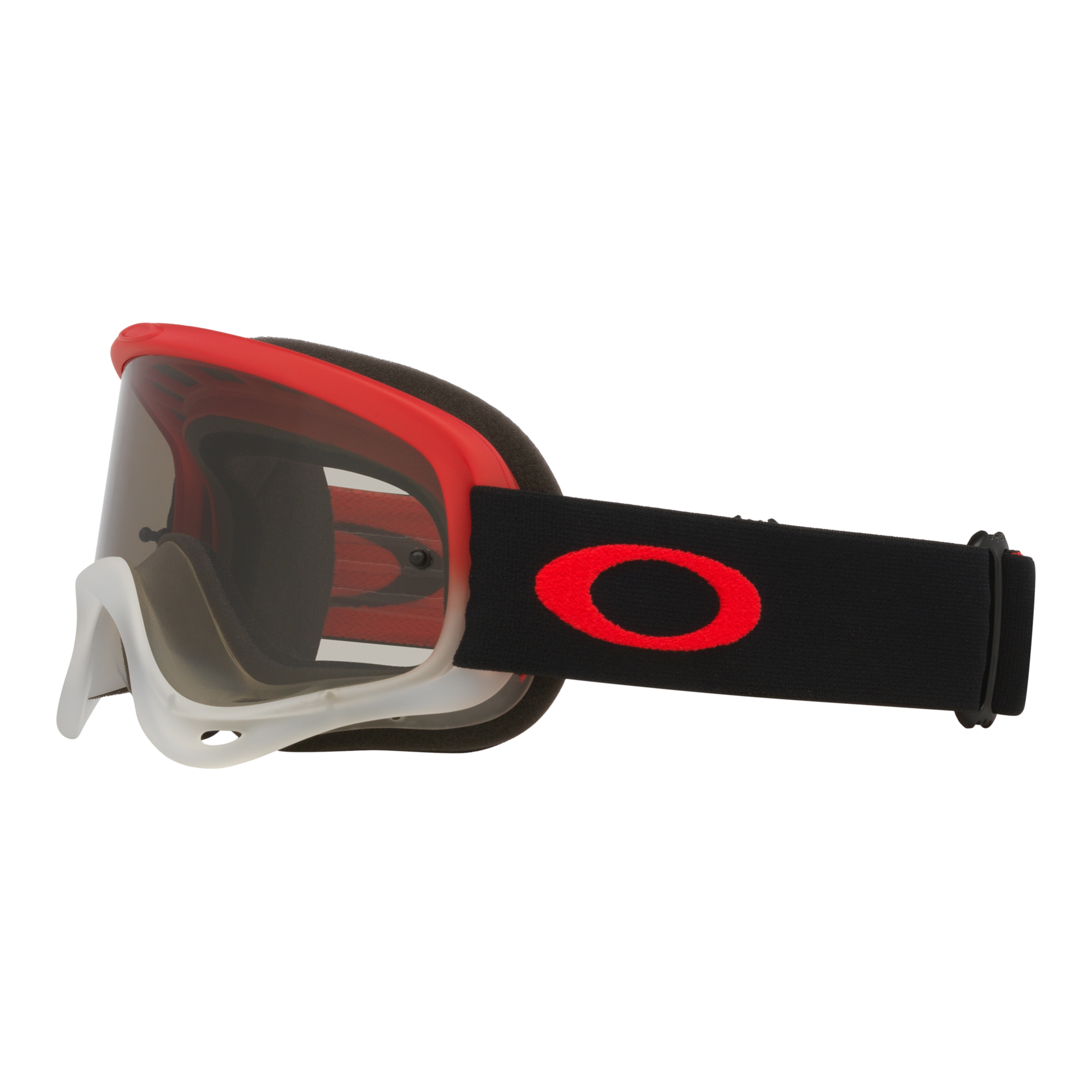 Oakley O Frame Team Red MX Goggles Light Grey - FREE UK Shipping, FREE 365 Day Returns | Moto Central