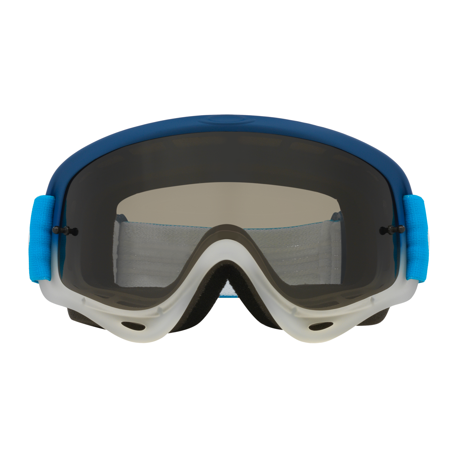 Oakley O Frame Team Blue MX Goggles Dark Grey - FREE UK Shipping, FREE 365 Day Returns | Moto Central