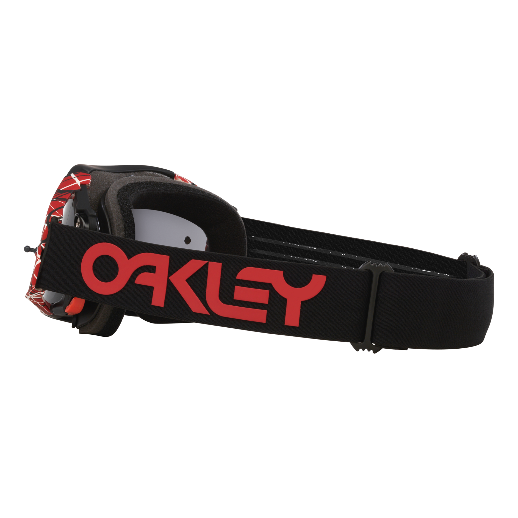 Oakley Airbrake Red Eddie MX Goggles Dark Grey - FREE UK Shipping, FREE 365 Day Returns | Moto Central