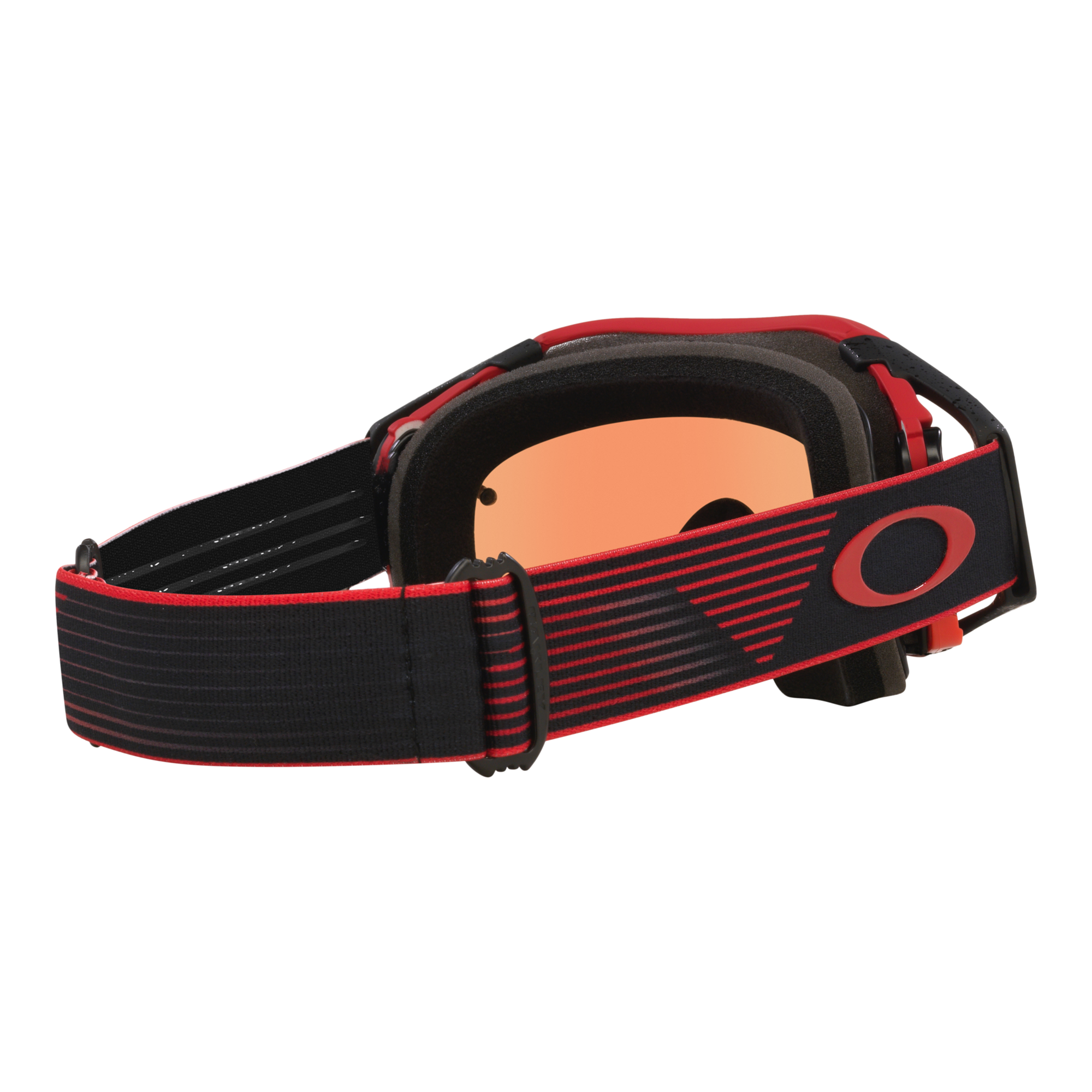 Oakley Airbrake Red Motion MX Goggles Torch Prizm - FREE UK Shipping, FREE 365 Day Returns | Moto Central