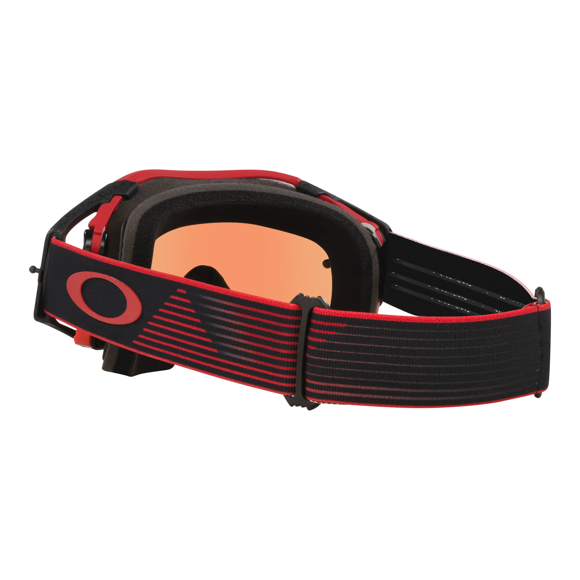 Oakley Airbrake Red Motion MX Goggles Torch Prizm - FREE UK Shipping, FREE 365 Day Returns | Moto Central
