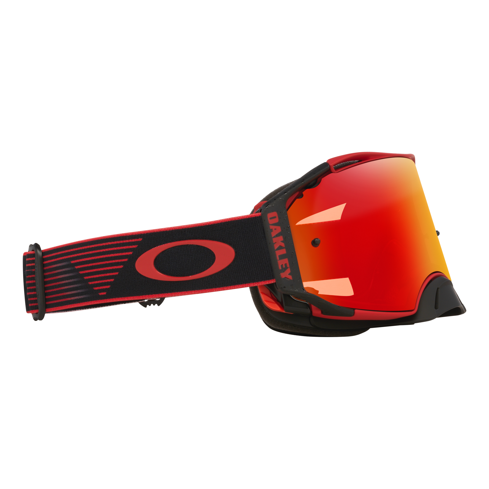 Oakley Airbrake Red Motion MX Goggles Torch Prizm - FREE UK Shipping, FREE 365 Day Returns | Moto Central