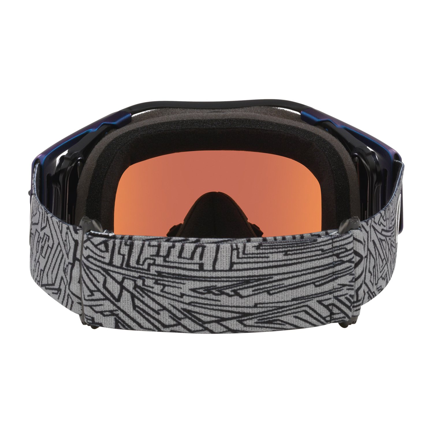 Oakley Airbrake Grey Strike MX Goggles Sapphire Prizm - FREE UK Shipping, FREE 365 Day Returns | Moto Central