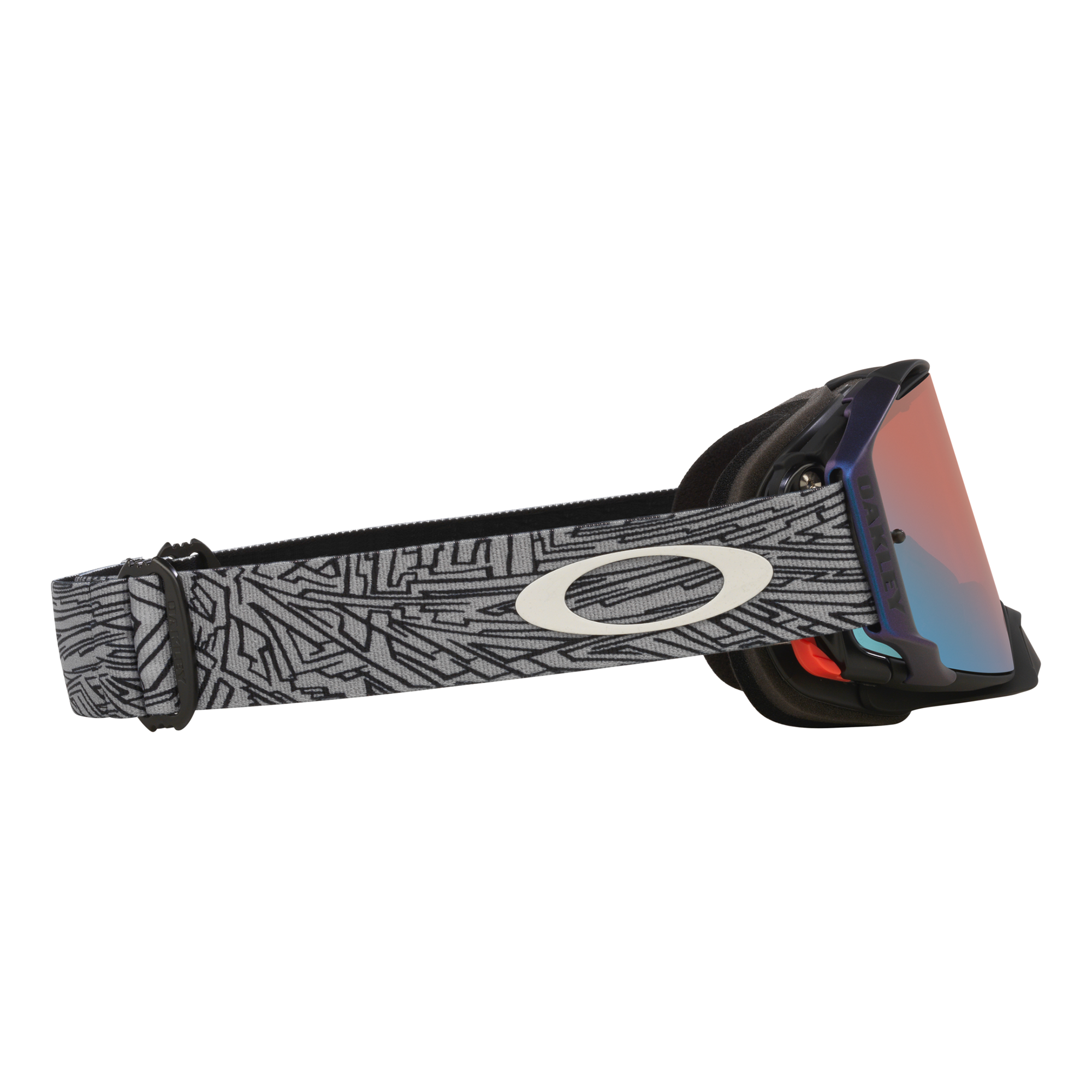 Oakley Airbrake Grey Strike MX Goggles Sapphire Prizm - FREE UK Shipping, FREE 365 Day Returns | Moto Central