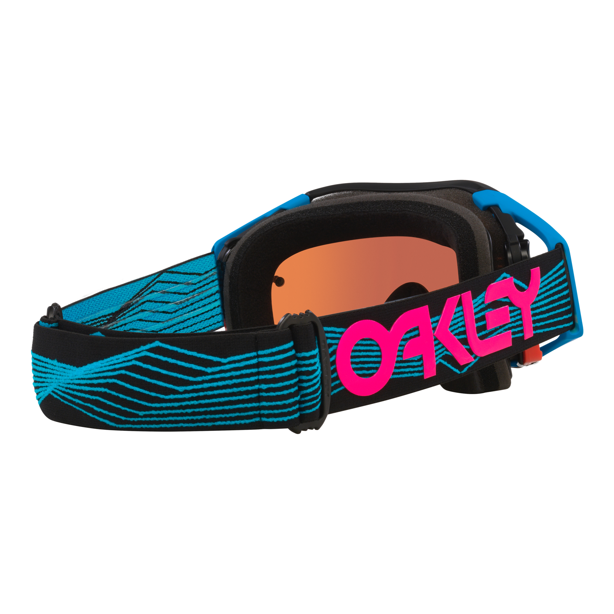 Oakley Airbrake Blue Wired MX Goggles Sapphire Prizm - FREE UK Shipping, FREE 365 Day Returns | Moto Central