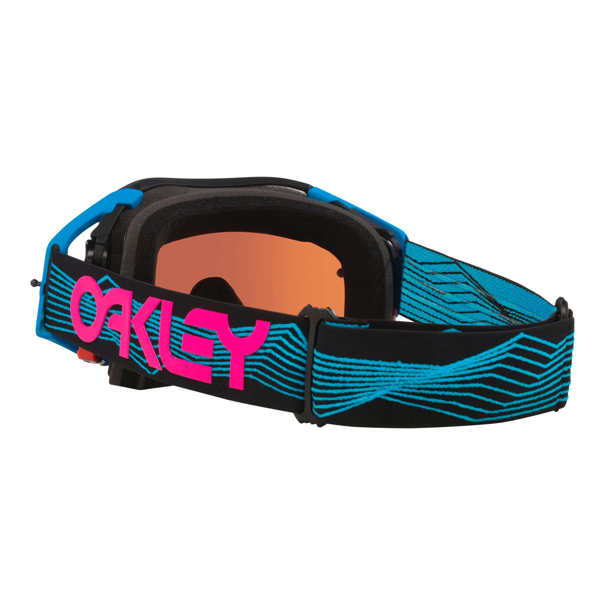 Oakley Airbrake Blue Wired MX Goggles Sapphire Prizm - FREE UK Shipping, FREE 365 Day Returns | Moto Central