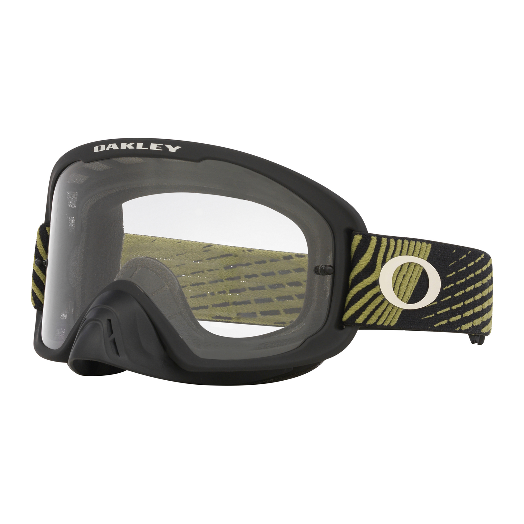 Oakley O Frame 2.0 Pro Green Rigid MX Goggles Clear - FREE UK Shipping, FREE 365 Day Returns | Moto Central