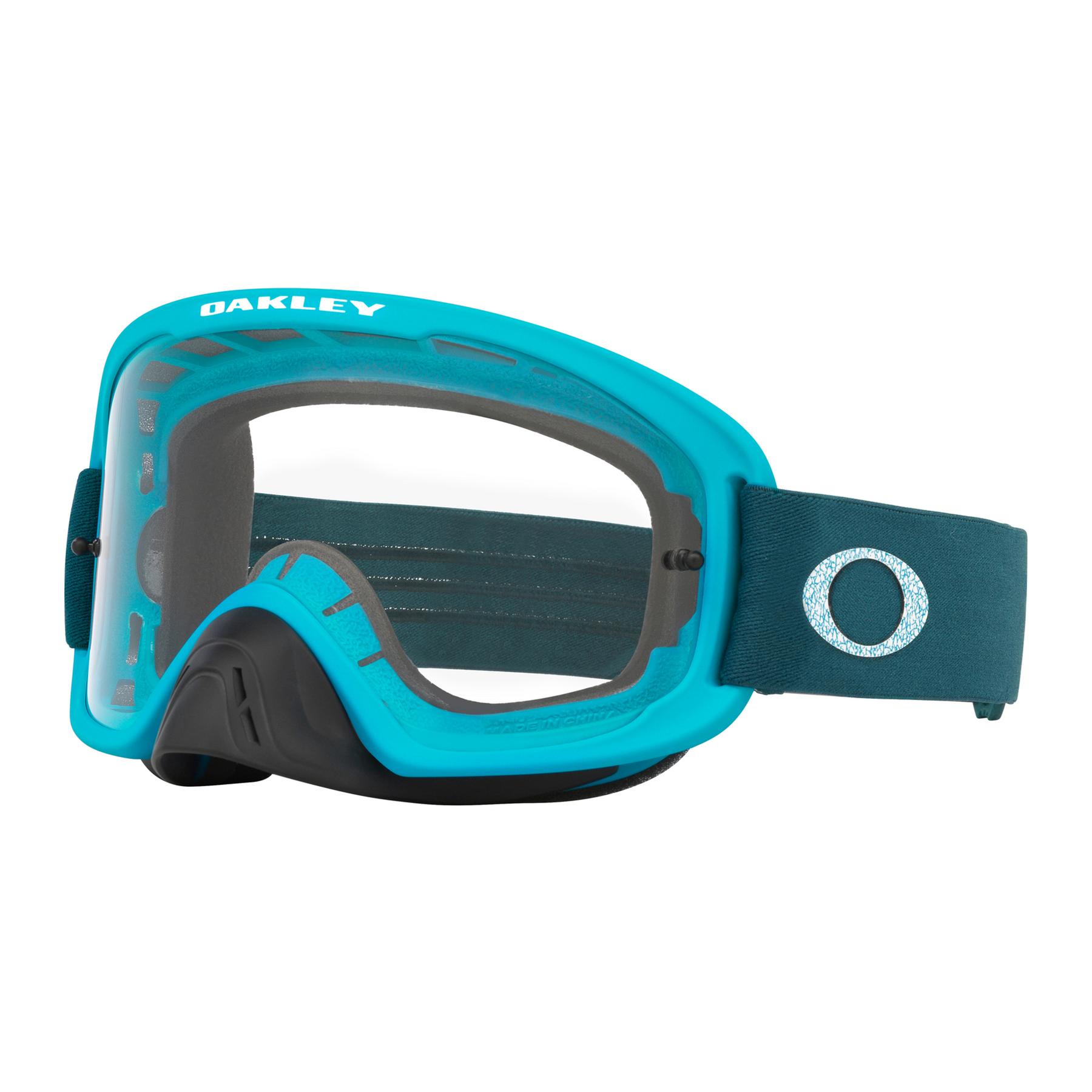 Oakley O Frame 2.0 Pro Team Blue MX Goggles Clear - FREE UK Shipping, FREE 365 Day Returns | Moto Central