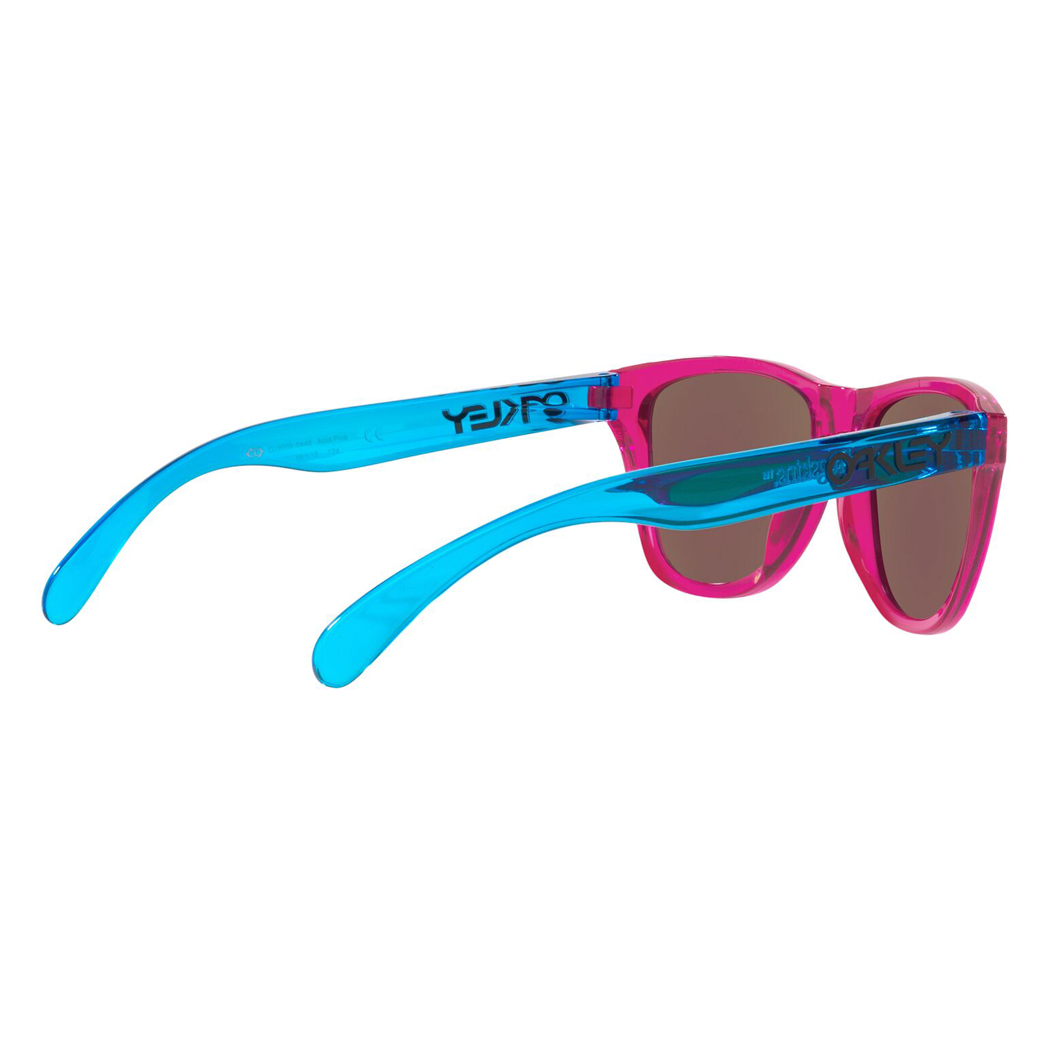 Oakley Frogskins XXS Youth Sunglasses Acid Pink / Sapphire Prizm - FREE UK Shipping, FREE 365 Day Returns | Moto Central