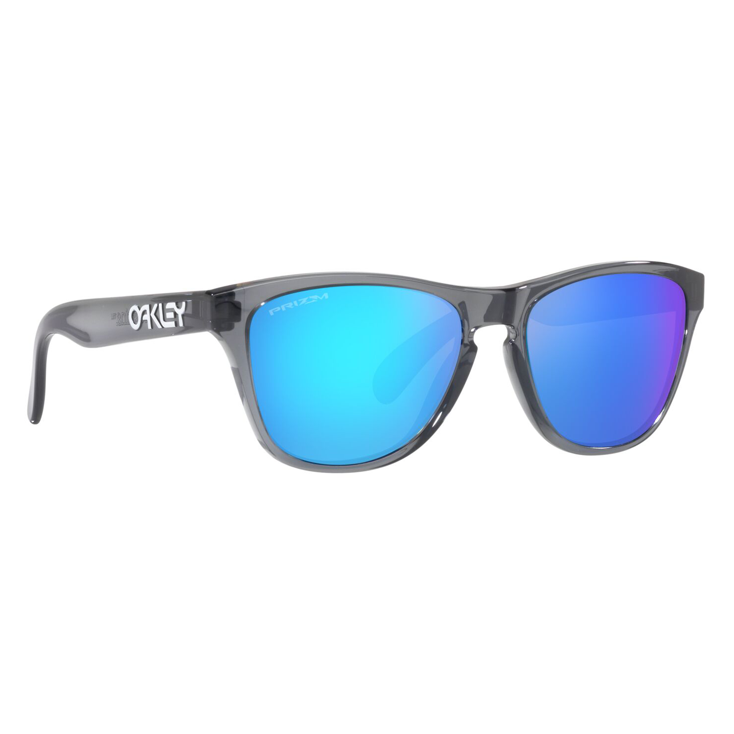 Oakley Frogskins XXS Youth Sunglasses Grey Smoke / Sapphire Prizm - FREE UK Shipping, FREE 365 Day Returns | Moto Central