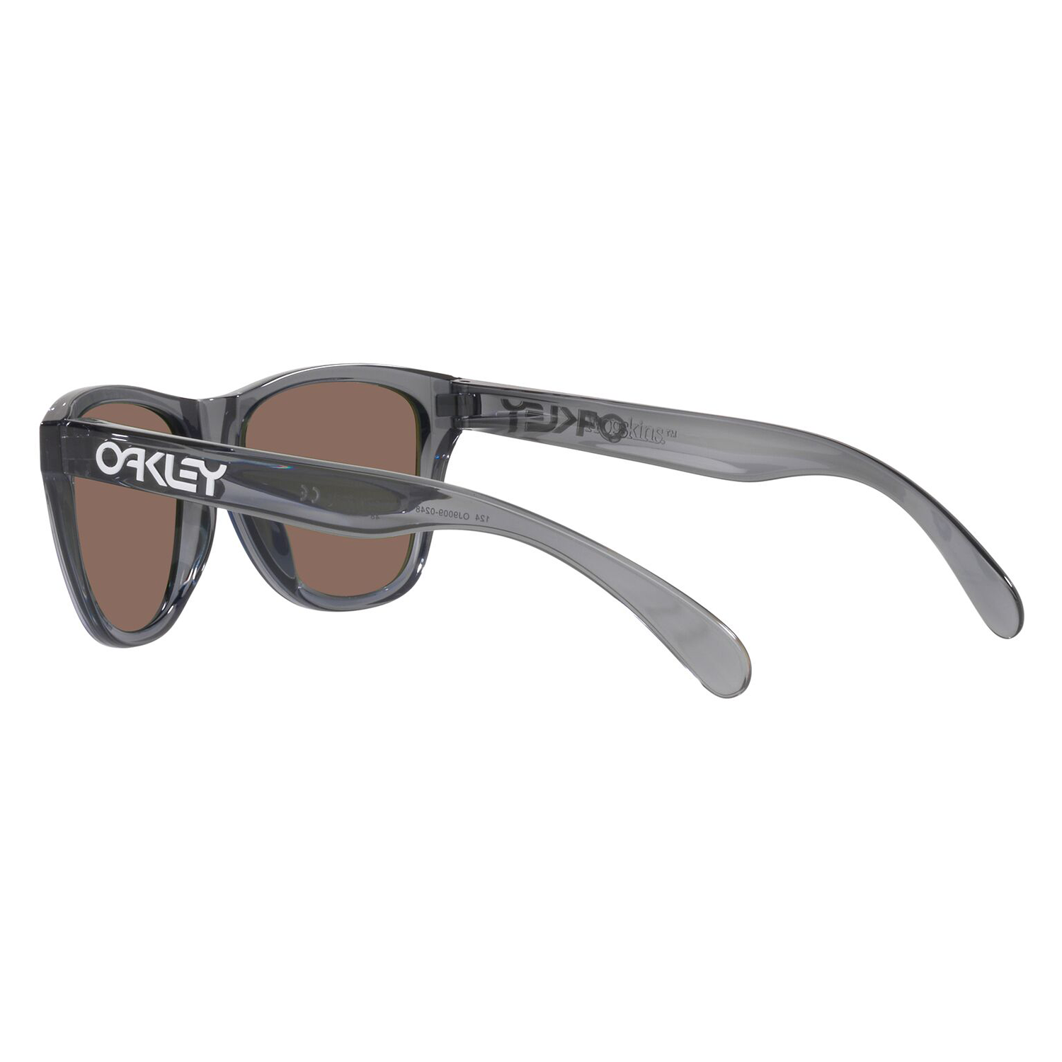 Oakley Frogskins XXS Youth Sunglasses Grey Smoke / Sapphire Prizm - FREE UK Shipping, FREE 365 Day Returns | Moto Central