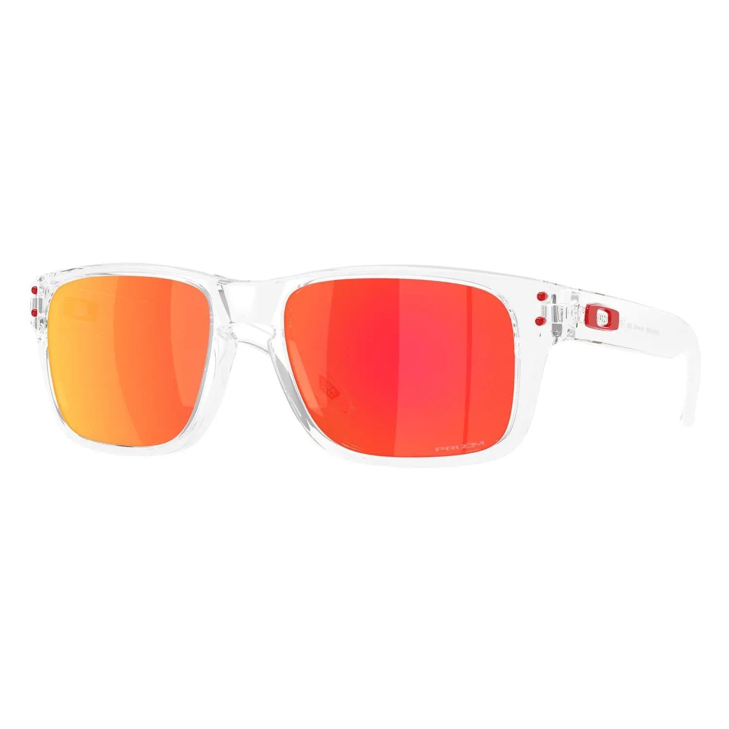 Oakley Holbrook XXS Sunglasses Clear / Ruby Prizm - FREE UK Shipping, FREE 365 Day Returns | Moto Central