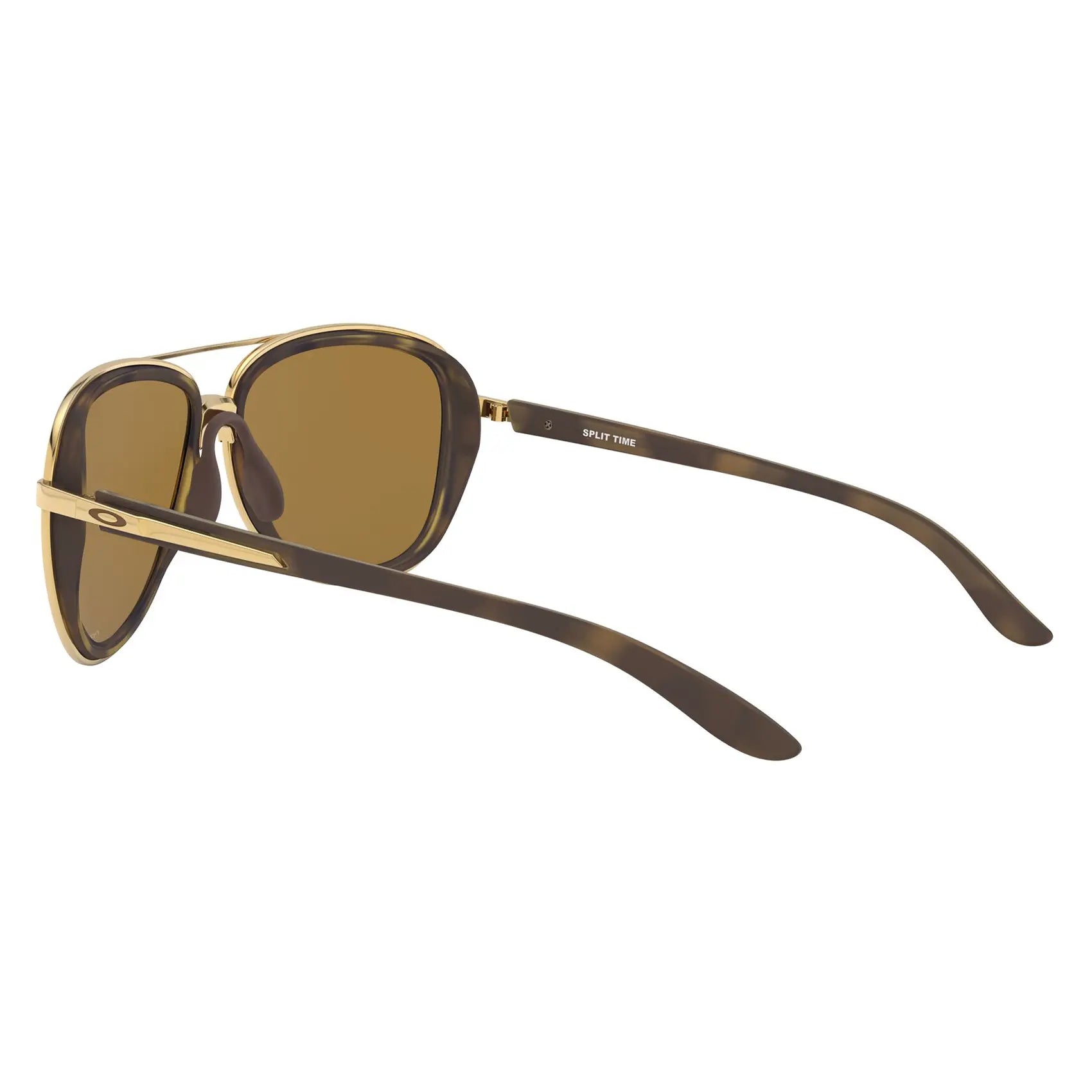 Oakley Split Time Sunglasses Brown Tortoise / Gold / Rose Gold Polarized - FREE UK Shipping, FREE 365 Day Returns | Moto Central