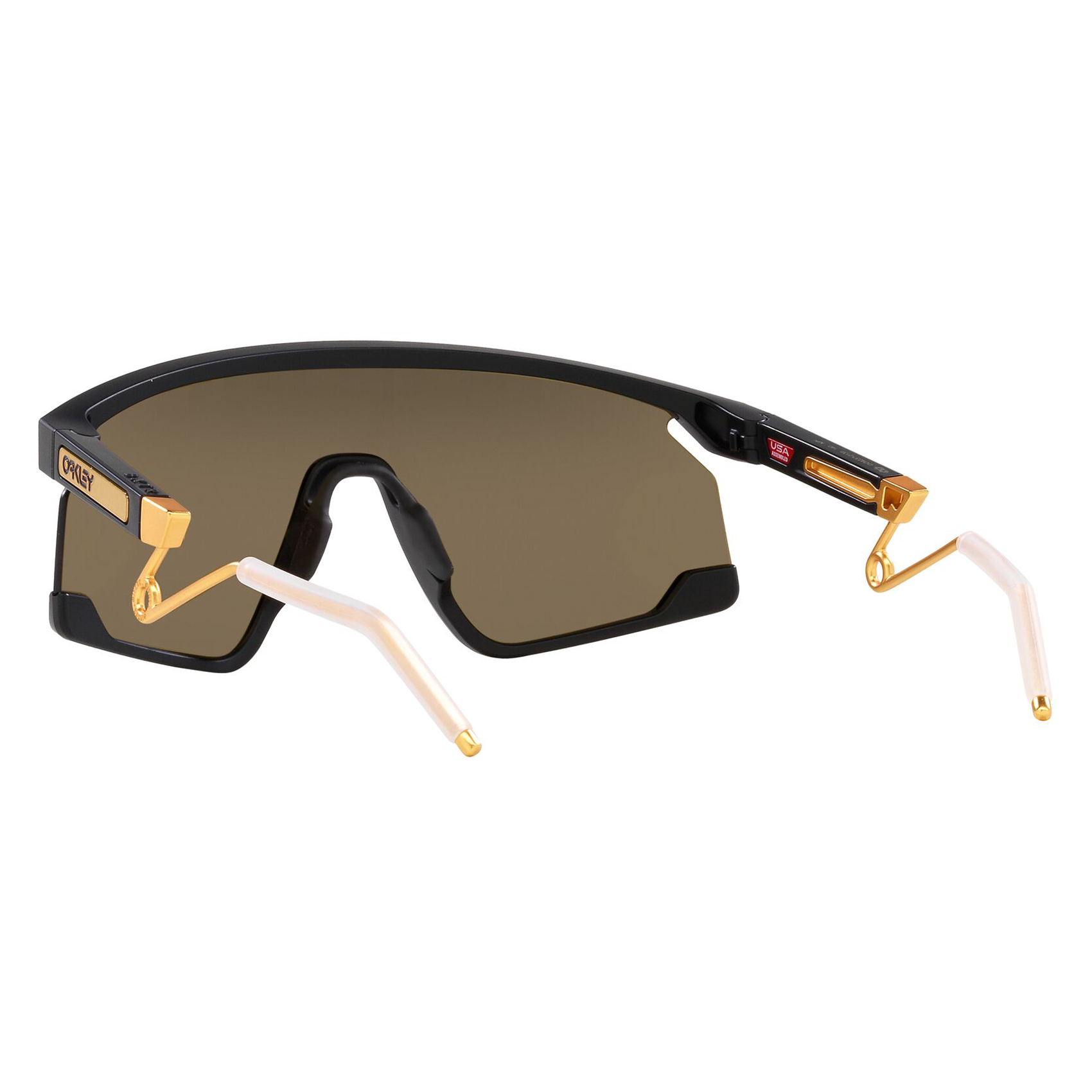 Oakley BXTR Metal Sunglasses Matt Black / Prizm 24k - FREE UK Shipping, FREE 365 Day Returns | Moto Central