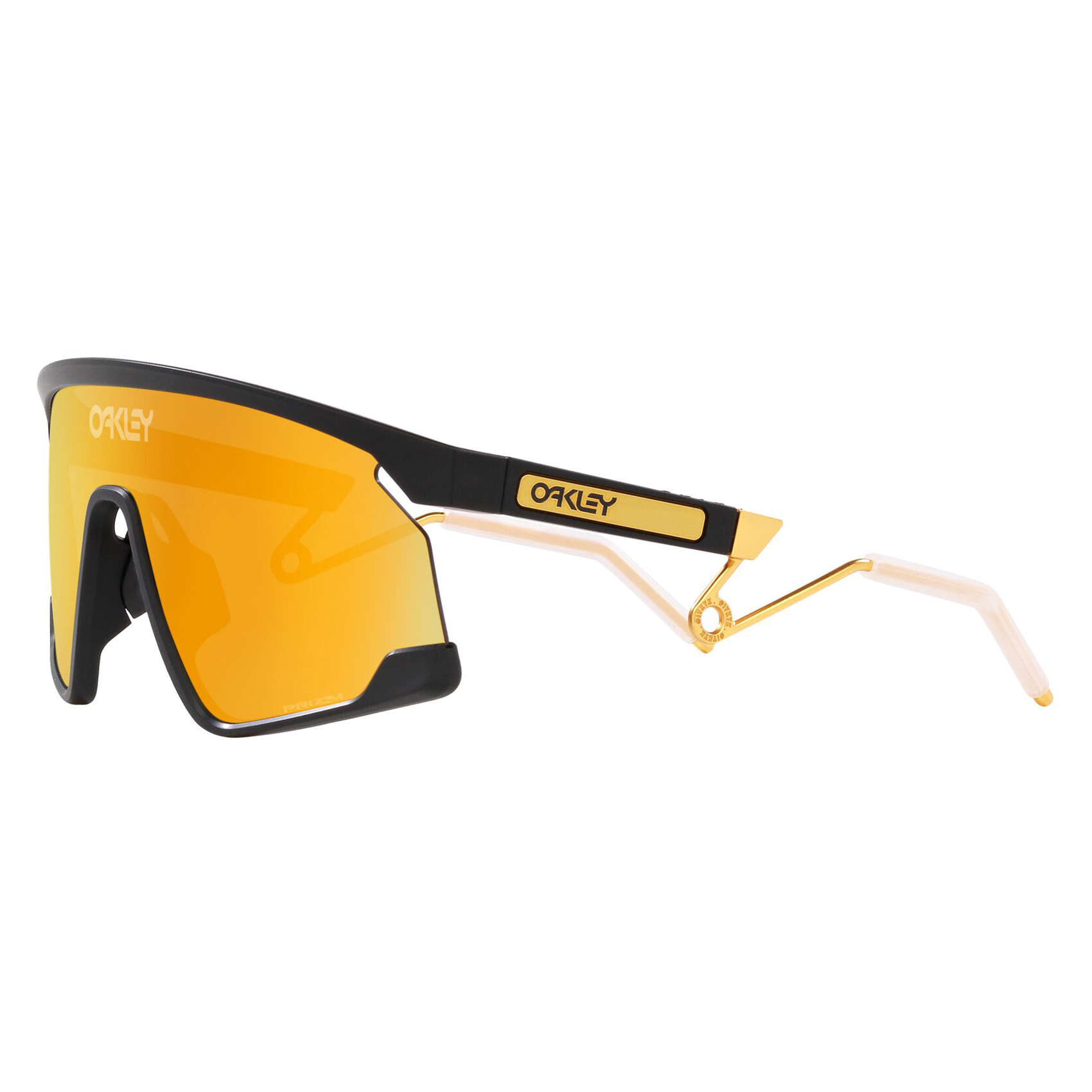 Oakley BXTR Metal Sunglasses Matt Black / Prizm 24k - FREE UK Shipping, FREE 365 Day Returns | Moto Central