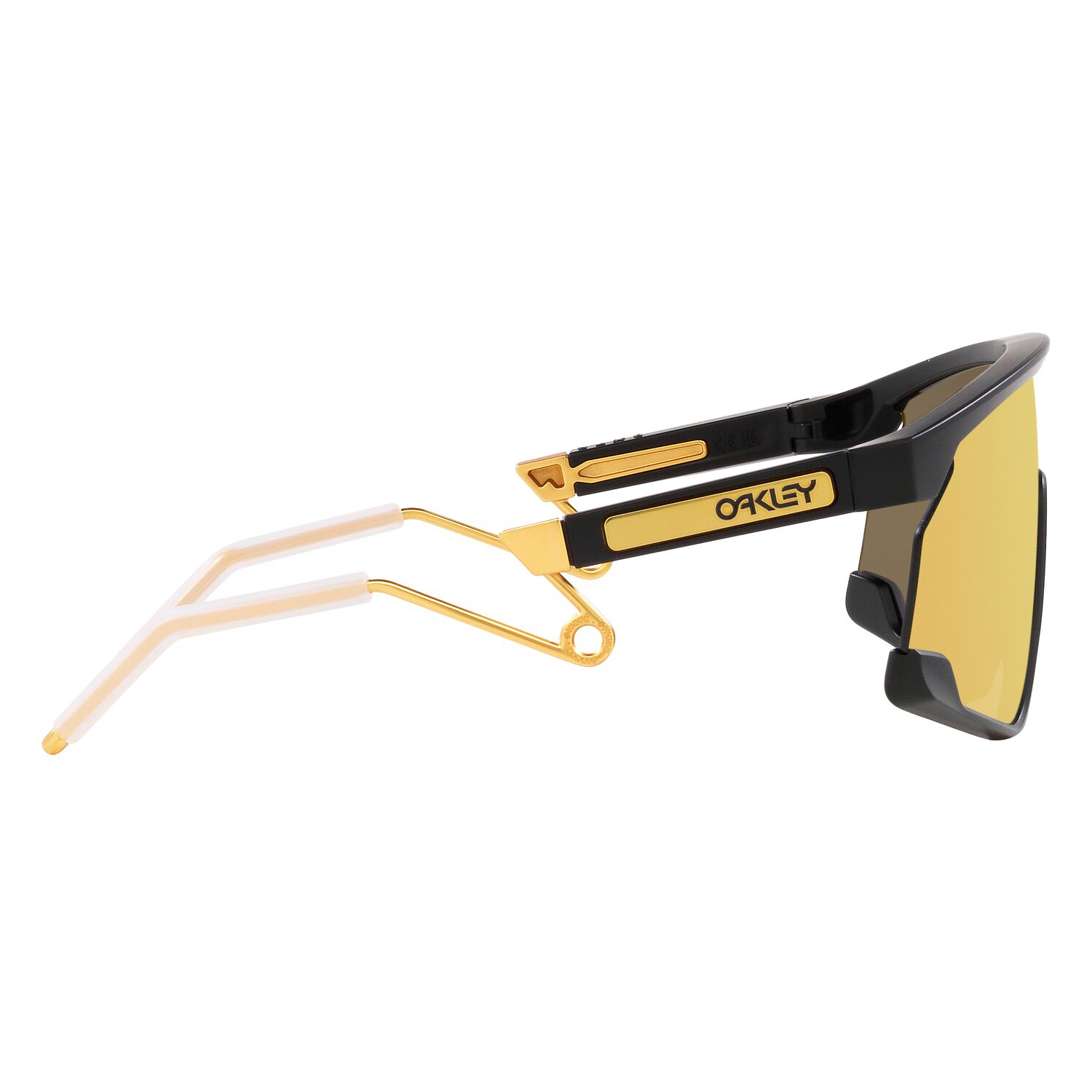 Oakley BXTR Metal Sunglasses Matt Black / Prizm 24k - FREE UK Shipping, FREE 365 Day Returns | Moto Central