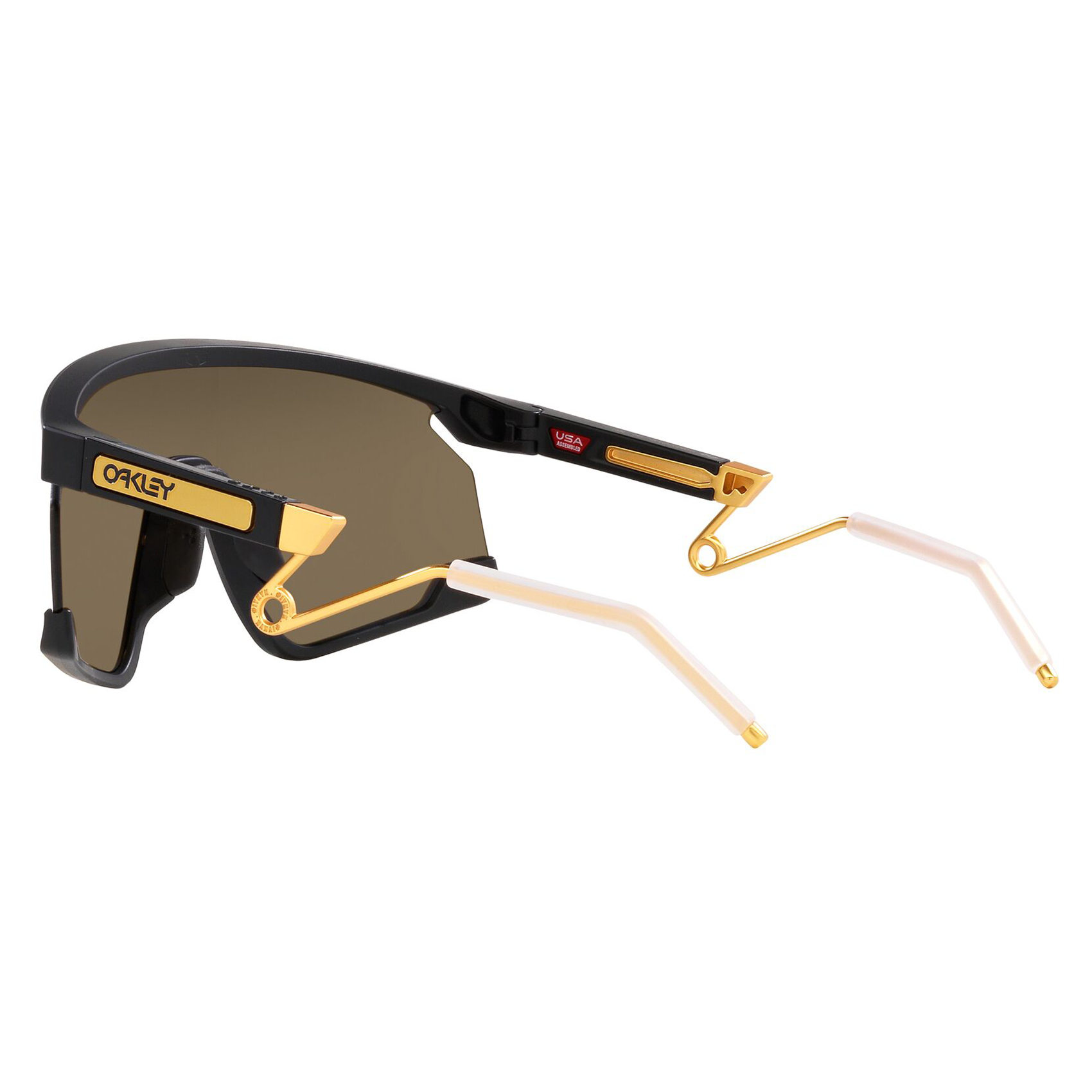 Oakley BXTR Metal Sunglasses Matt Black / Prizm 24k - FREE UK Shipping, FREE 365 Day Returns | Moto Central